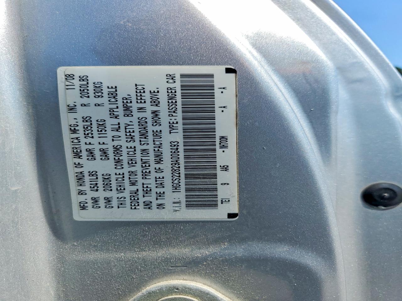 2009 Honda Accord Exl Silver vin: 1HGCS22829A006493