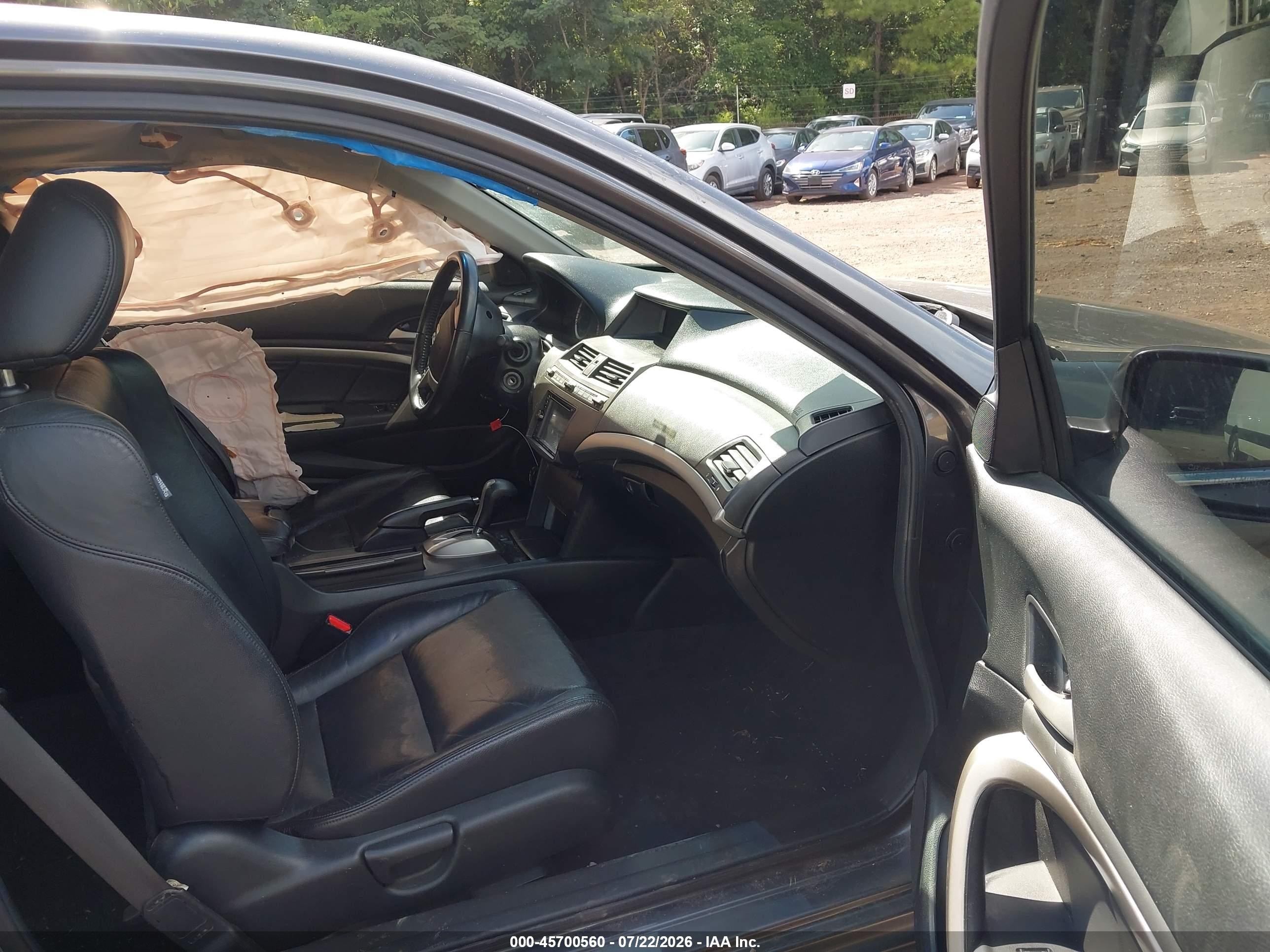 2009 Honda Accord 3.5 Ex-l Black vin: 1HGCS22829A007305