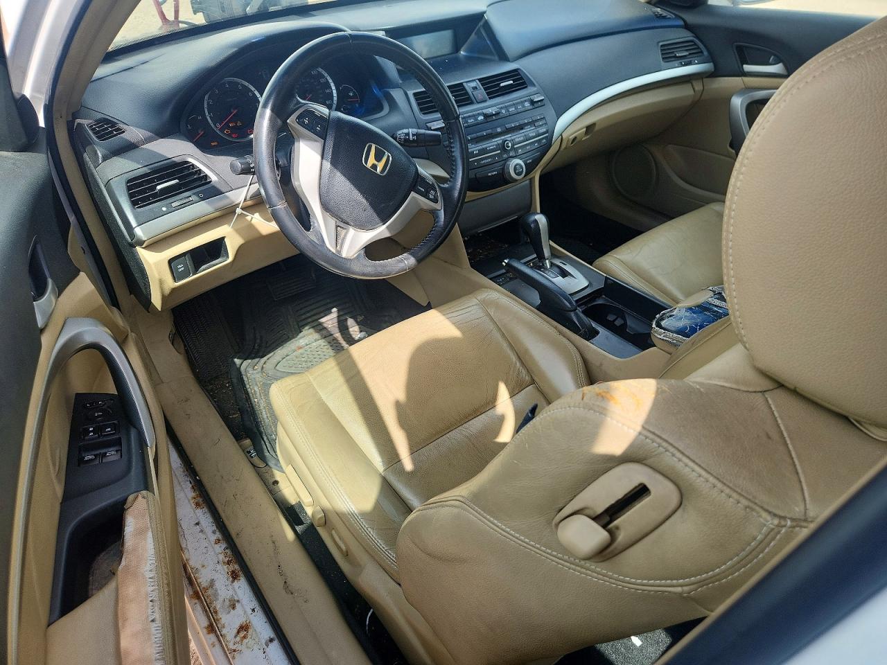 2009 Honda Accord Exl White vin: 1HGCS22829A007658
