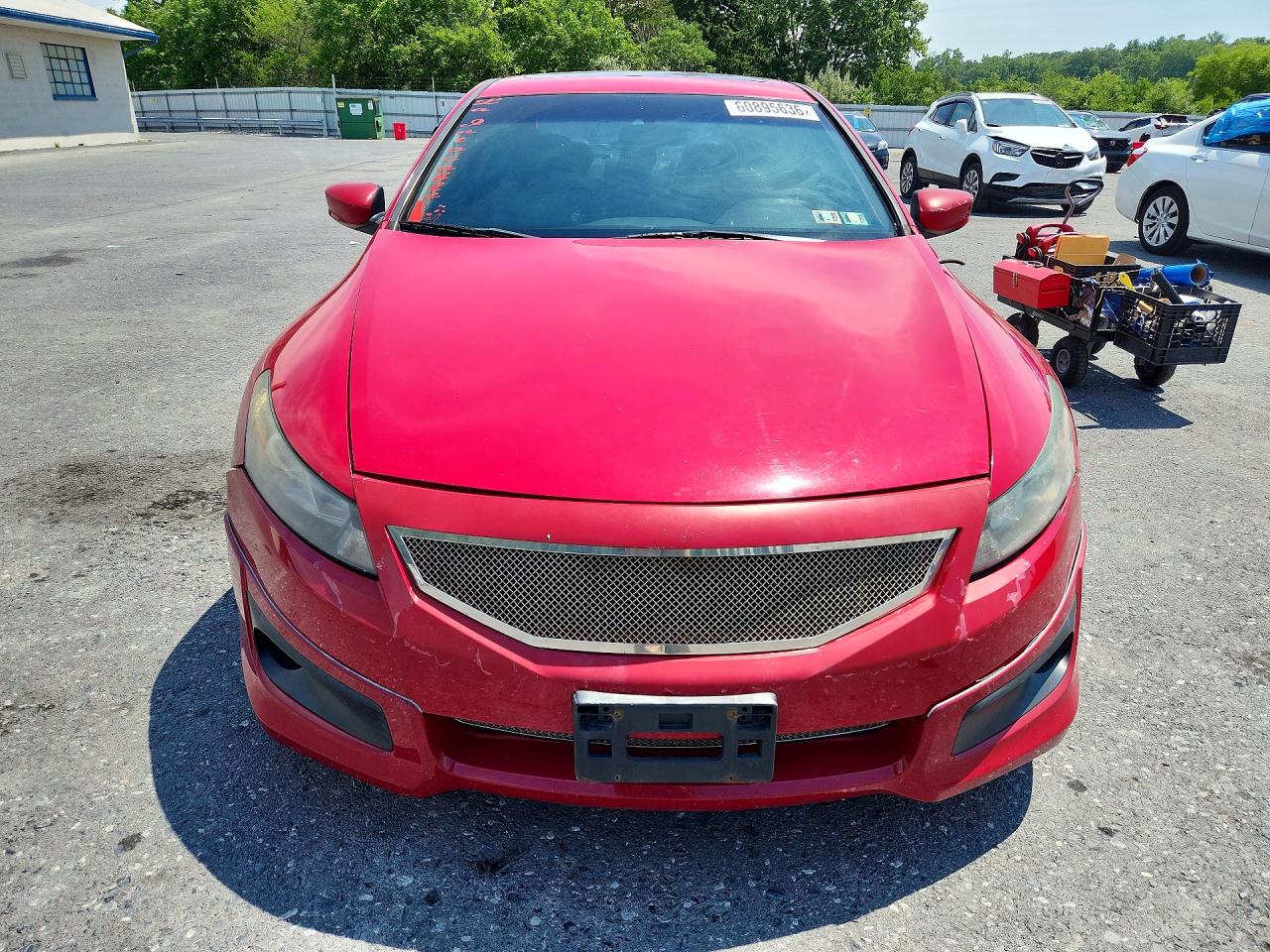 2008 Honda Accord Exl Red vin: 1HGCS22838A003584