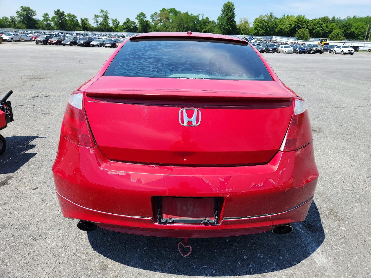 2008 Honda Accord Exl Red vin: 1HGCS22838A003584