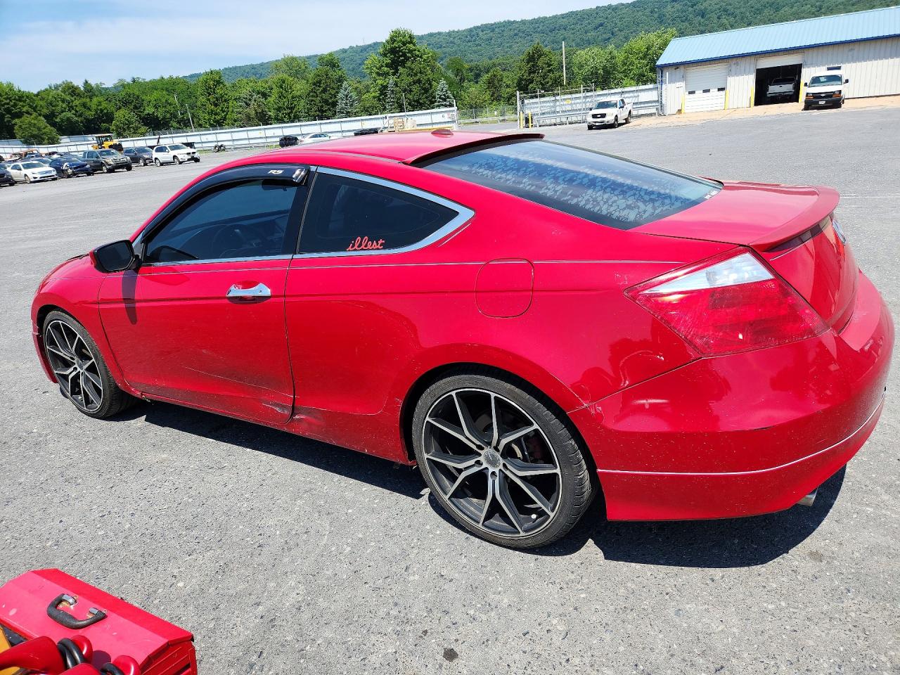 2008 Honda Accord Exl Red vin: 1HGCS22838A003584