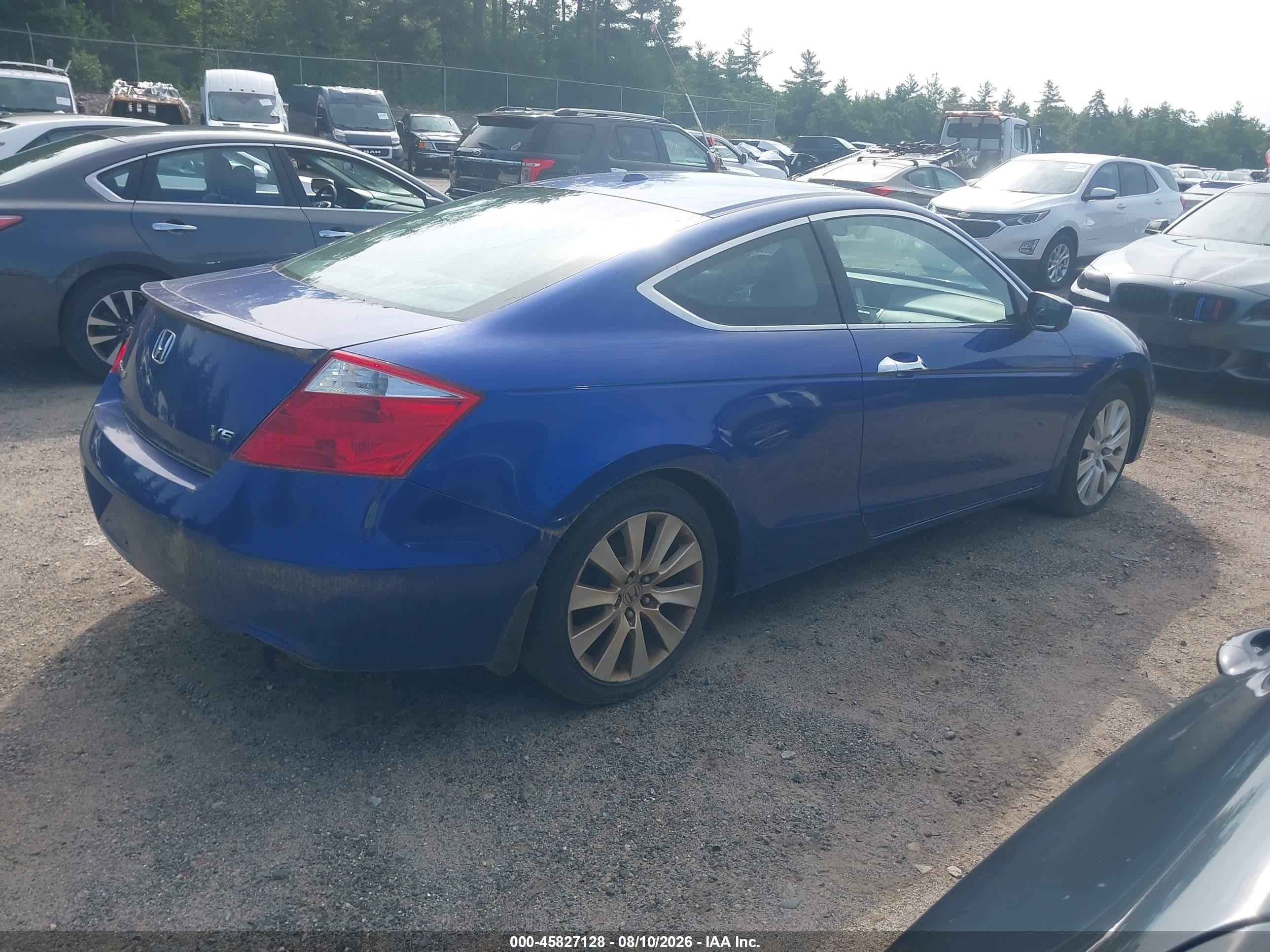 2008 Honda Accord 3.5 Ex-l Blue vin: 1HGCS22838A012916