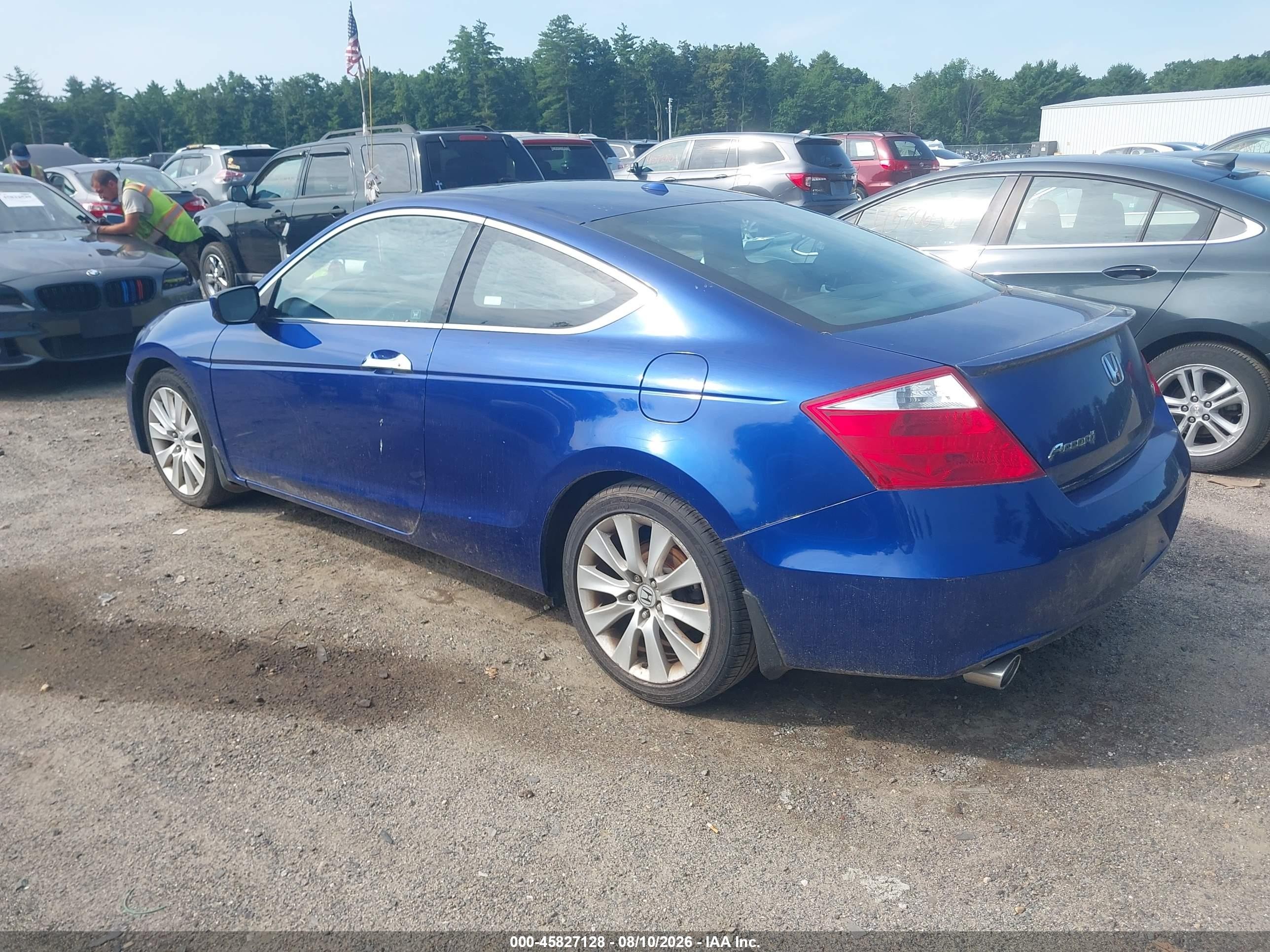 2008 Honda Accord 3.5 Ex-l Blue vin: 1HGCS22838A012916