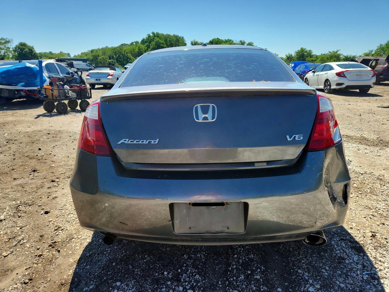 2008 Honda Accord Exl Gray vin: 1HGCS22838A014133