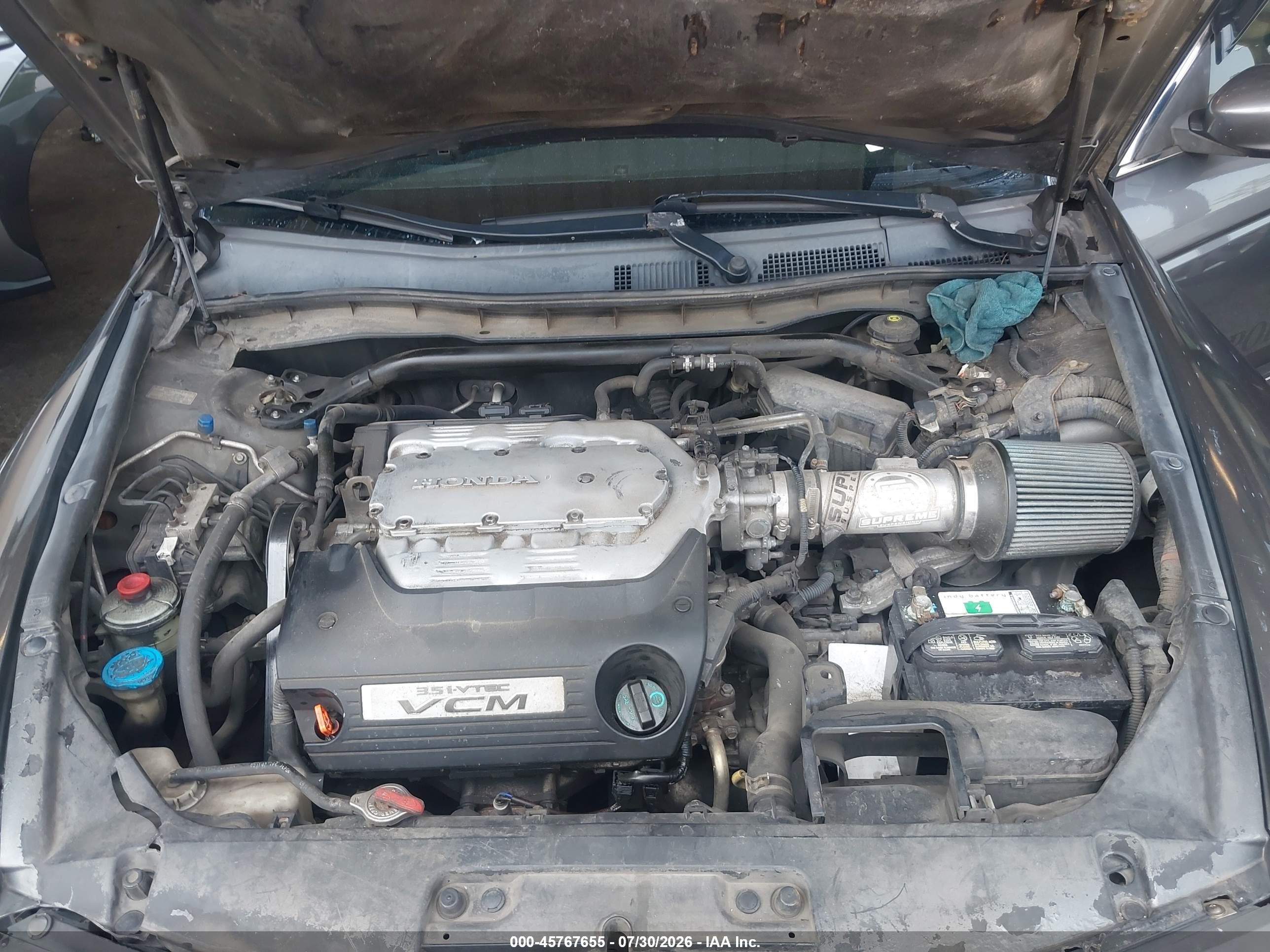 2008 Honda Accord 3.5 Ex-l Gray vin: 1HGCS22848A005716