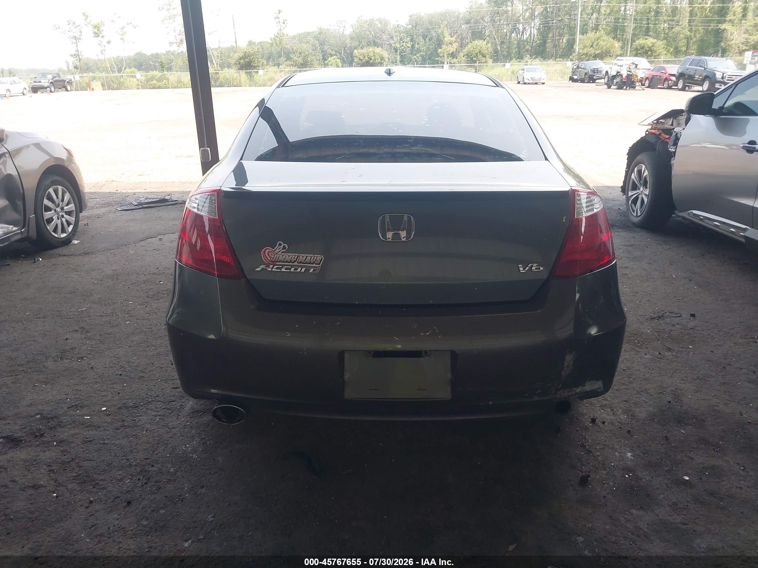 2008 Honda Accord 3.5 Ex-l Gray vin: 1HGCS22848A005716