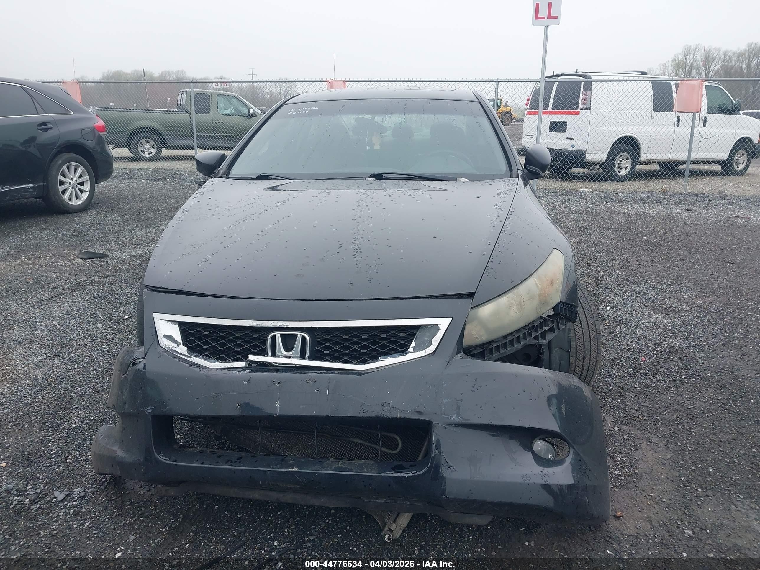 2008 Honda Accord 3.5 Ex-l Black vin: 1HGCS22848A008986