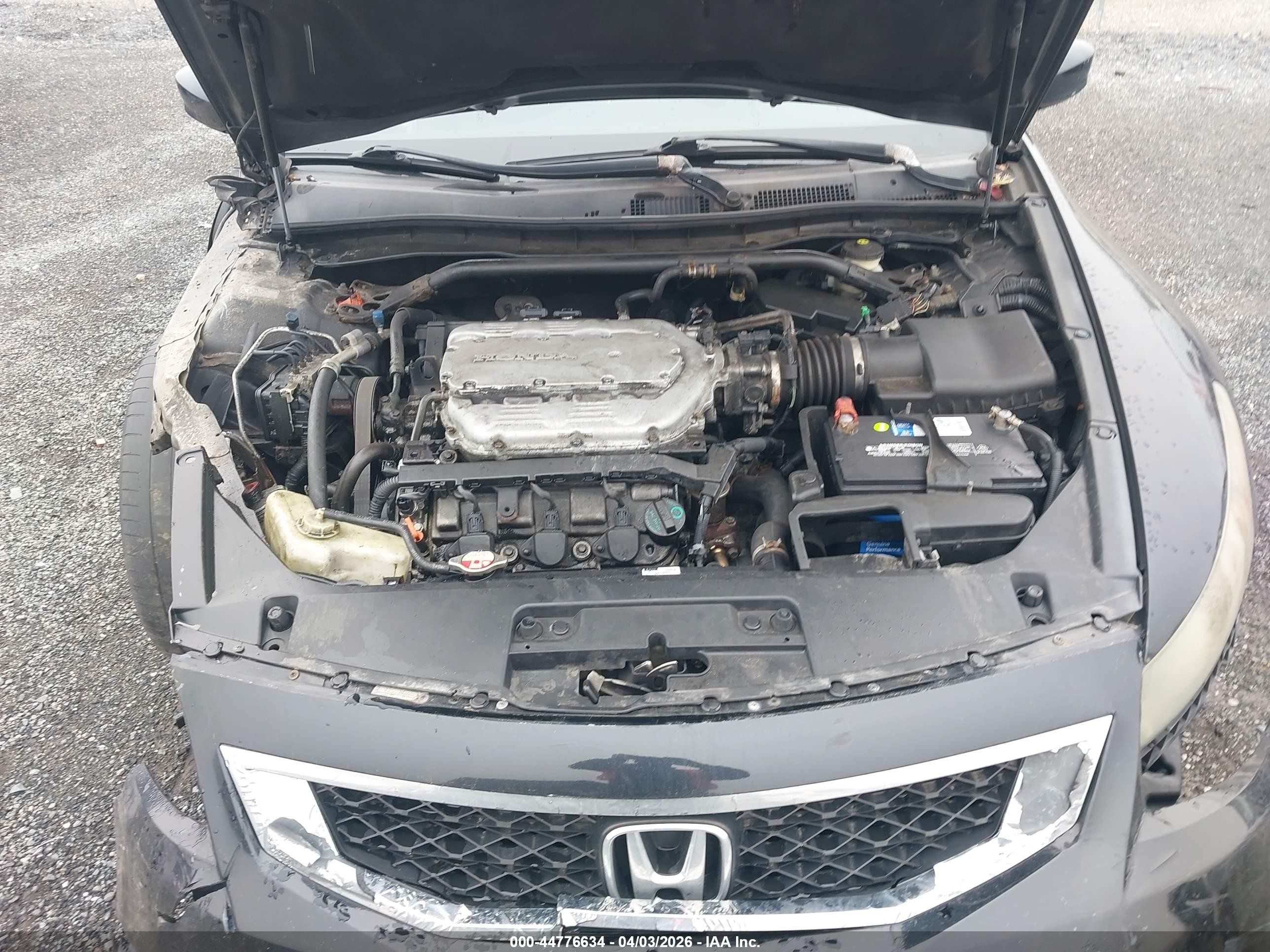 2008 Honda Accord 3.5 Ex-l Black vin: 1HGCS22848A008986