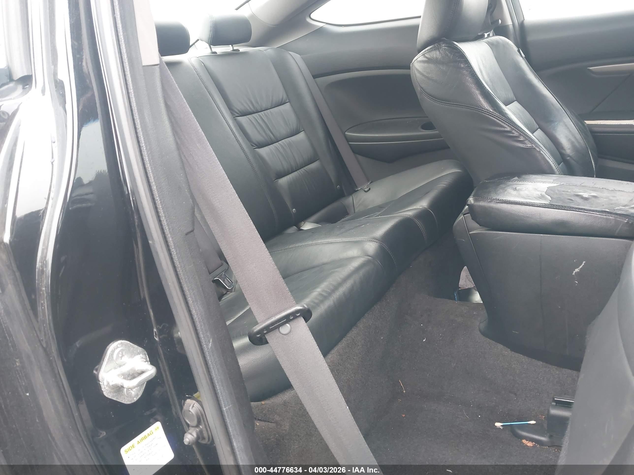 2008 Honda Accord 3.5 Ex-l Black vin: 1HGCS22848A008986