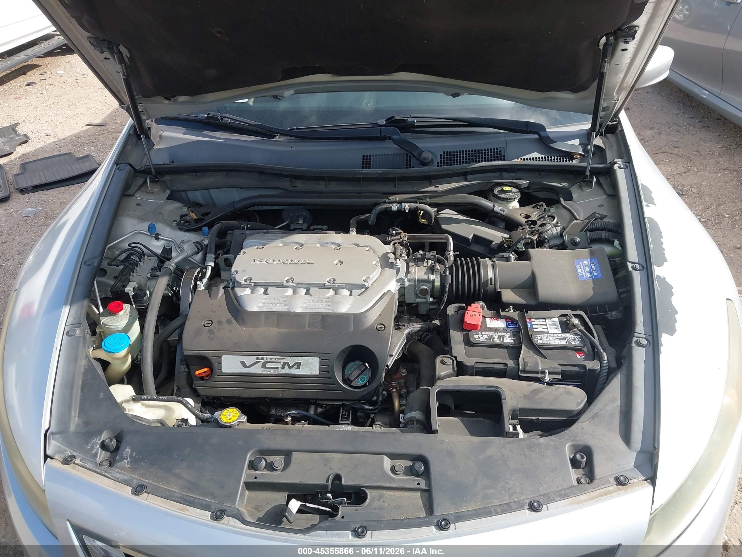 2008 Honda Accord 3.5 Ex-l Silver vin: 1HGCS22848A011841