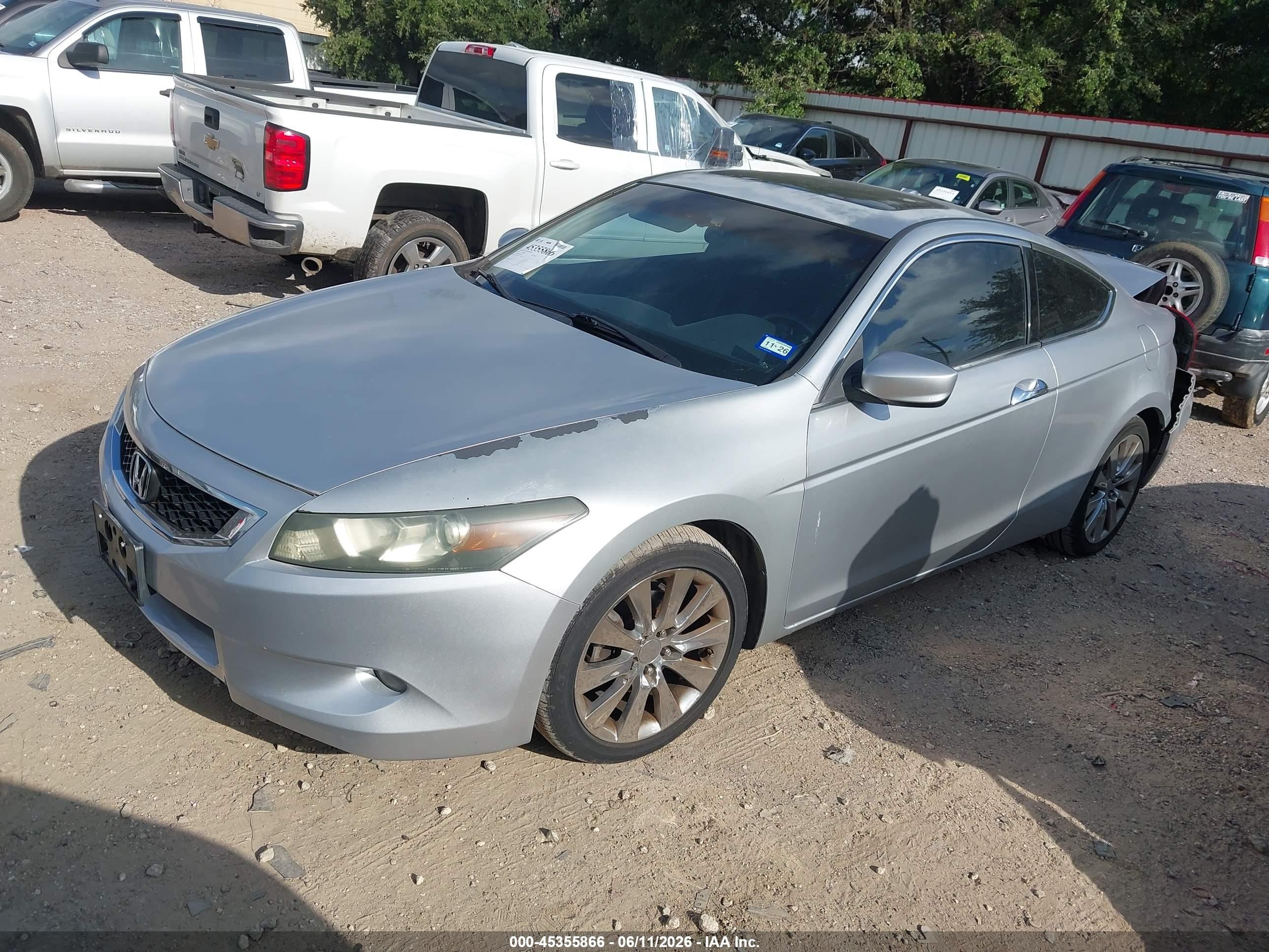 2008 Honda Accord 3.5 Ex-l Silver vin: 1HGCS22848A011841