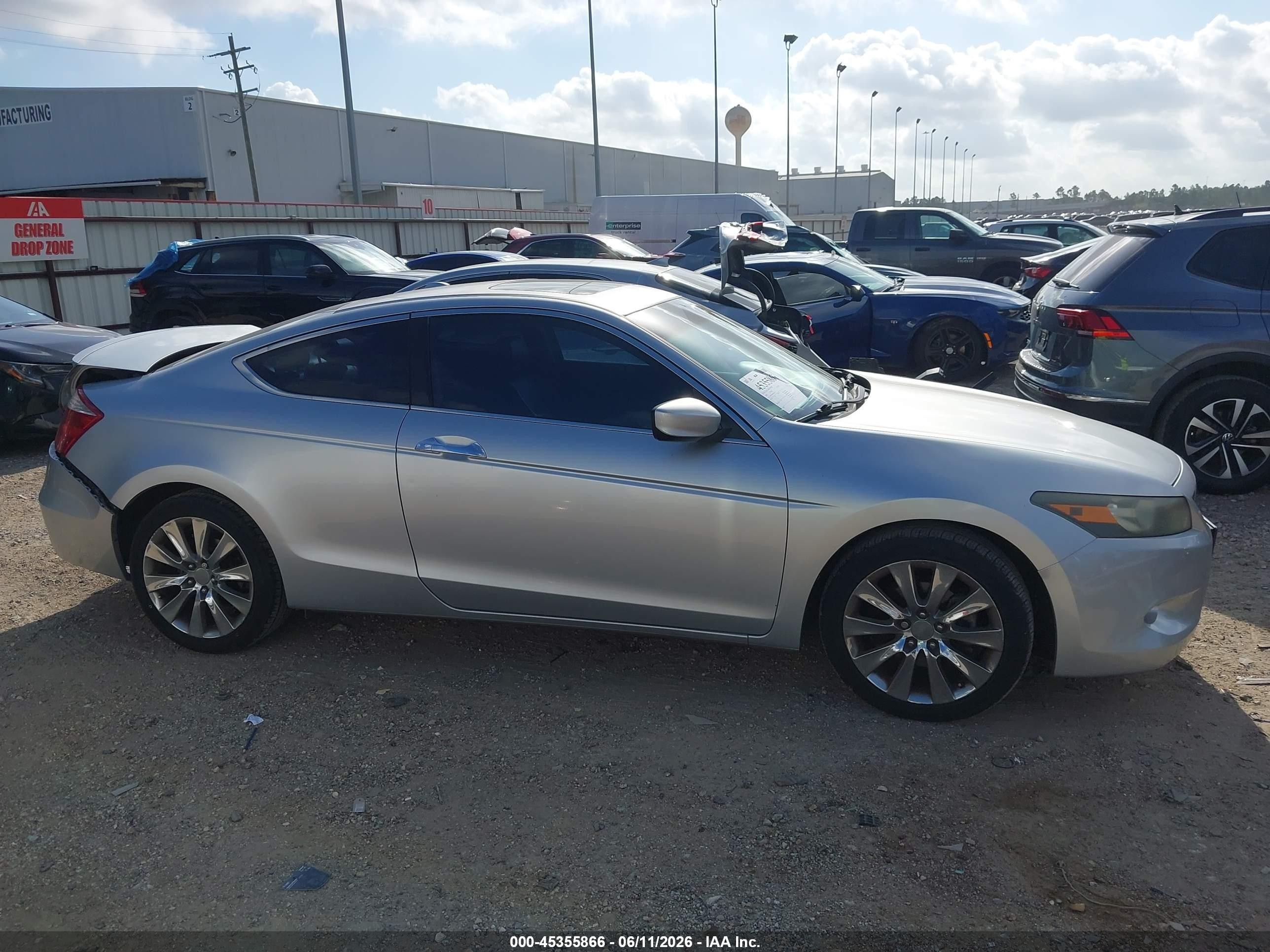 2008 Honda Accord 3.5 Ex-l Silver vin: 1HGCS22848A011841