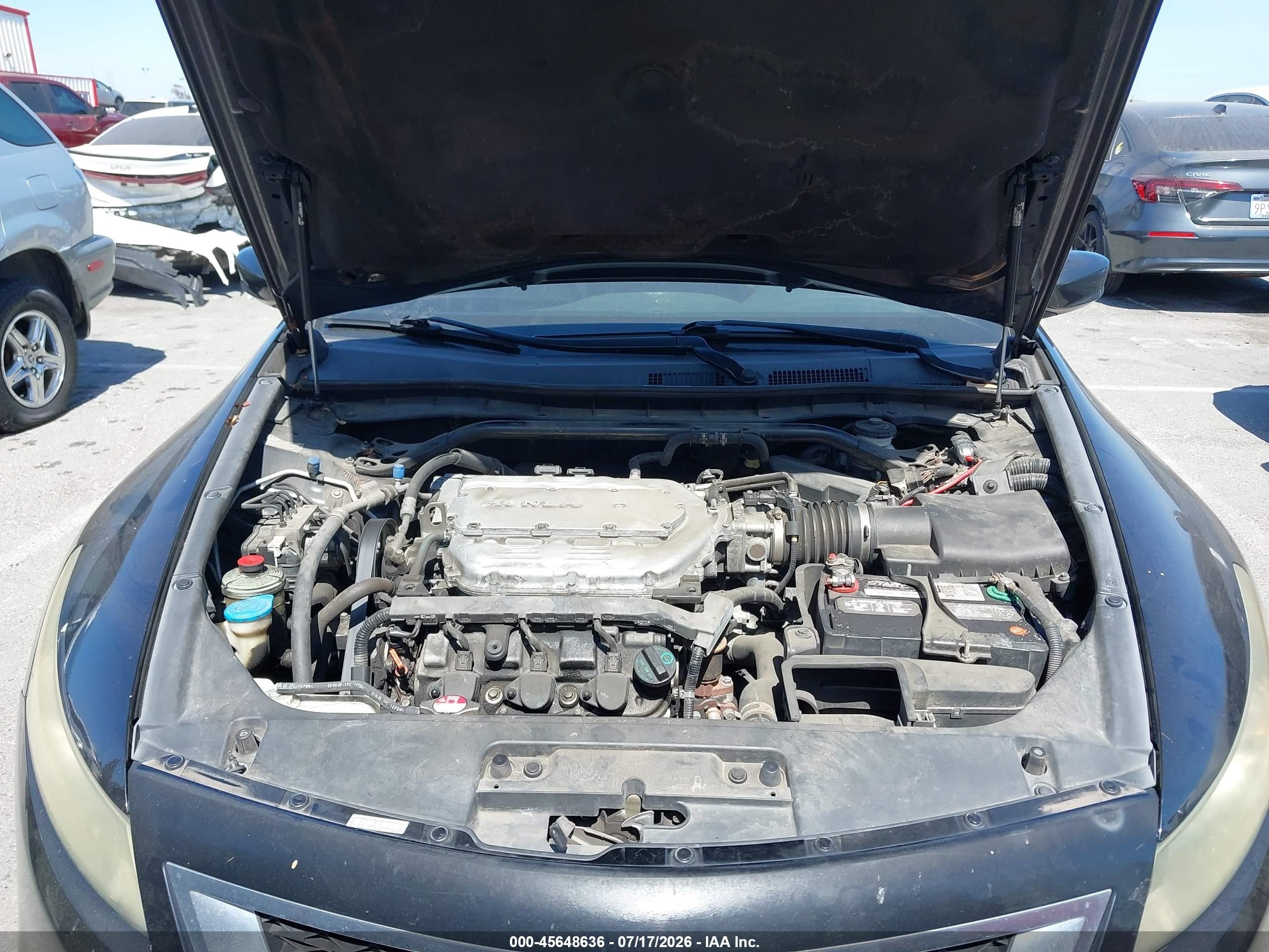 2008 Honda Accord 3.5 Ex-l Черный vin: 1HGCS22848A016635