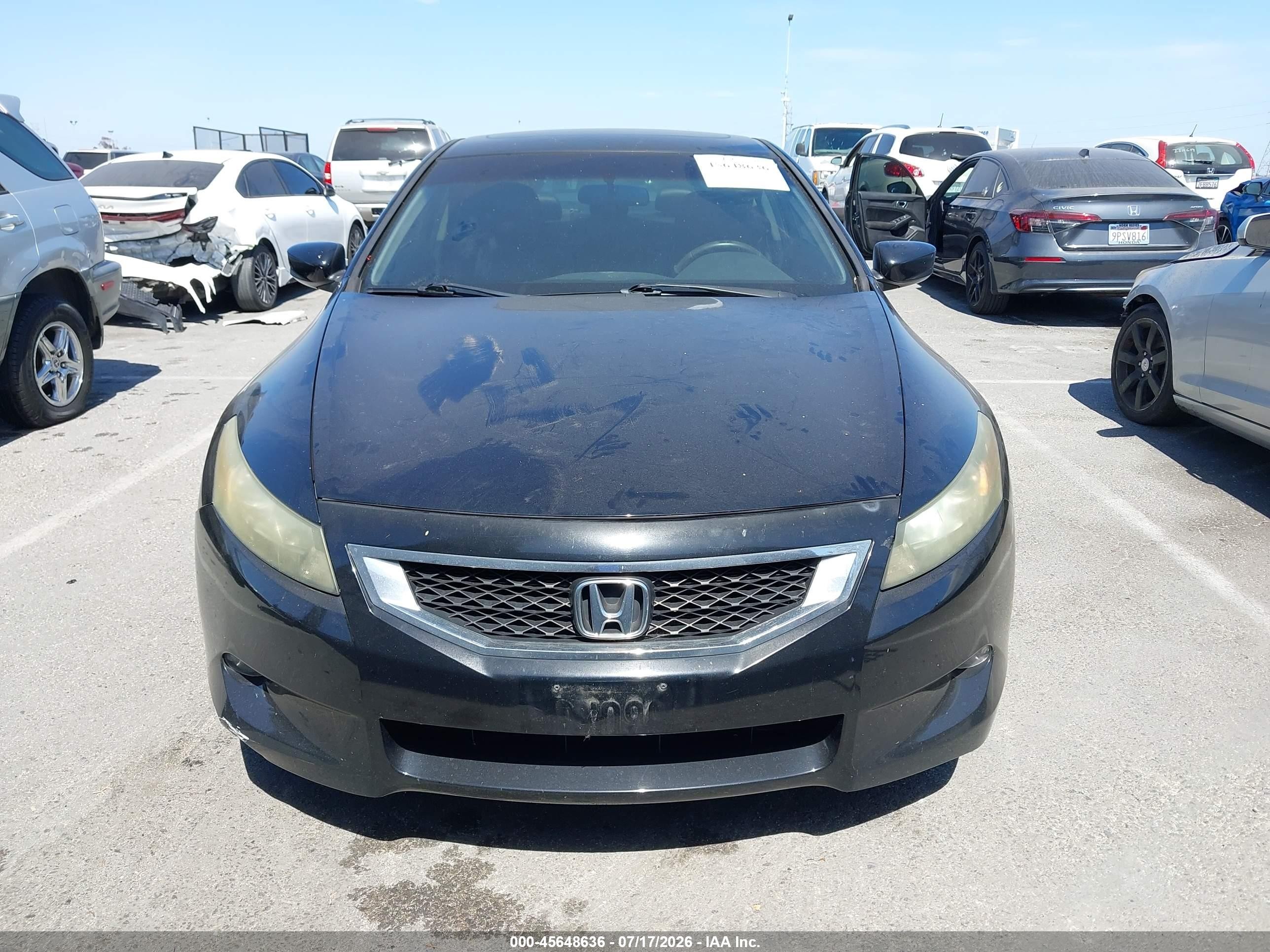 2008 Honda Accord 3.5 Ex-l Черный vin: 1HGCS22848A016635