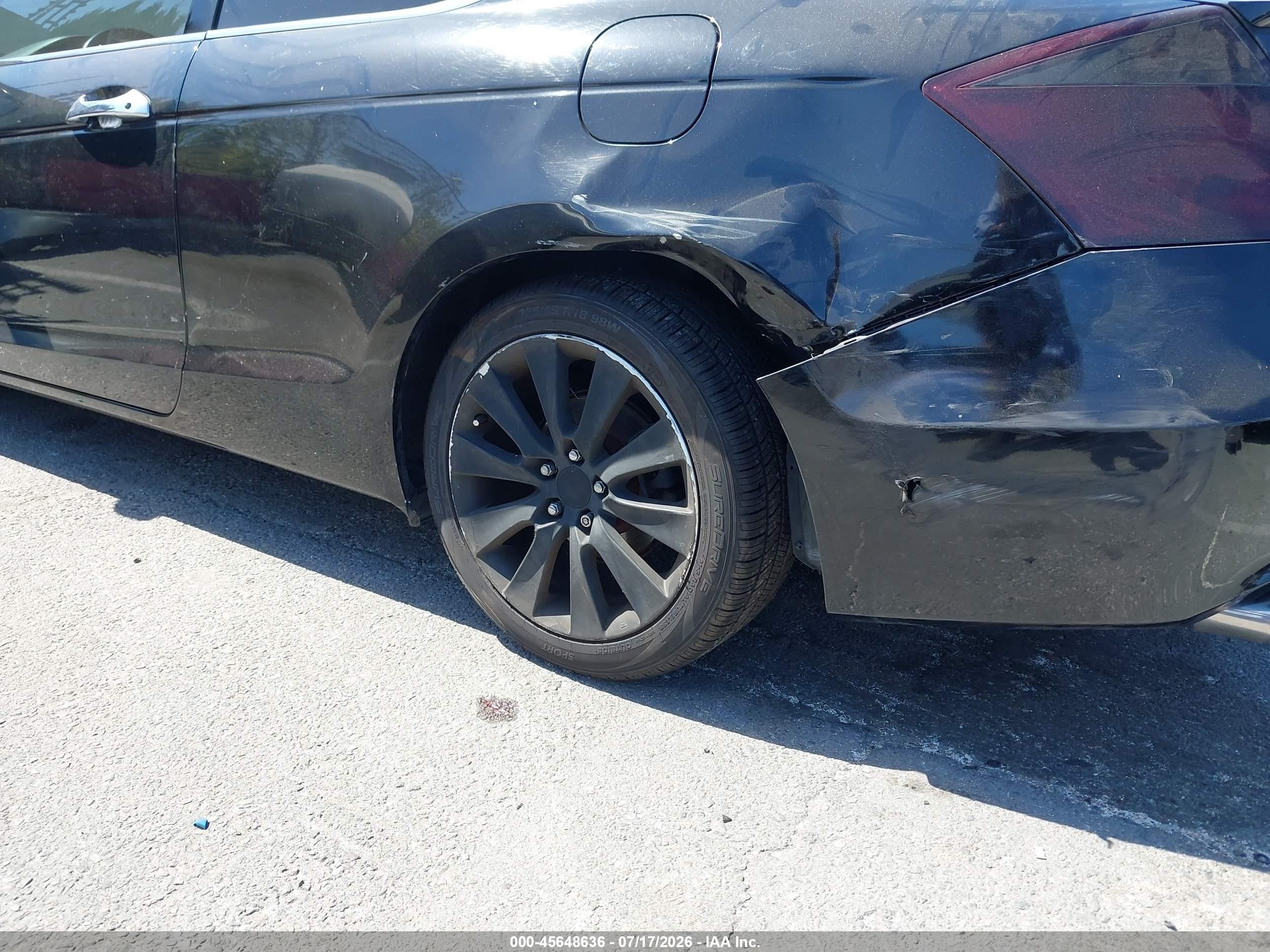 2008 Honda Accord 3.5 Ex-l Черный vin: 1HGCS22848A016635