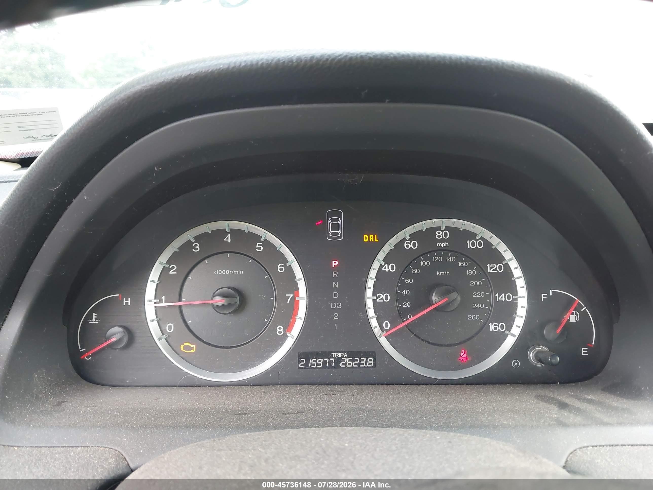 2008 Honda Accord 3.5 Ex-l Красный vin: 1HGCS22848A018210