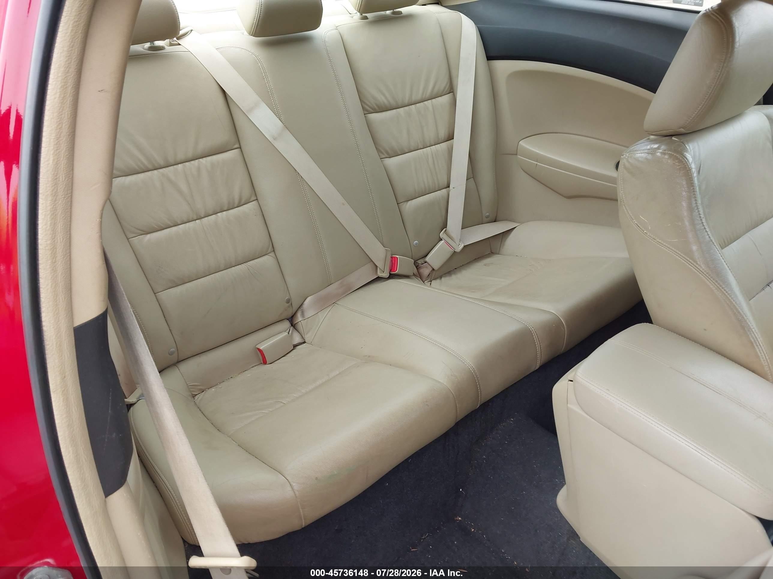 2008 Honda Accord 3.5 Ex-l Красный vin: 1HGCS22848A018210