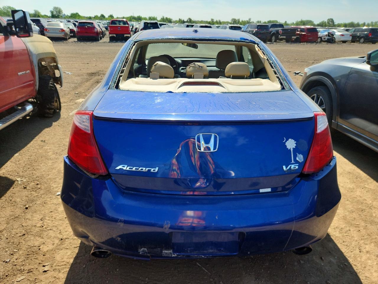 2009 Honda Accord Exl Blue vin: 1HGCS22849A006964