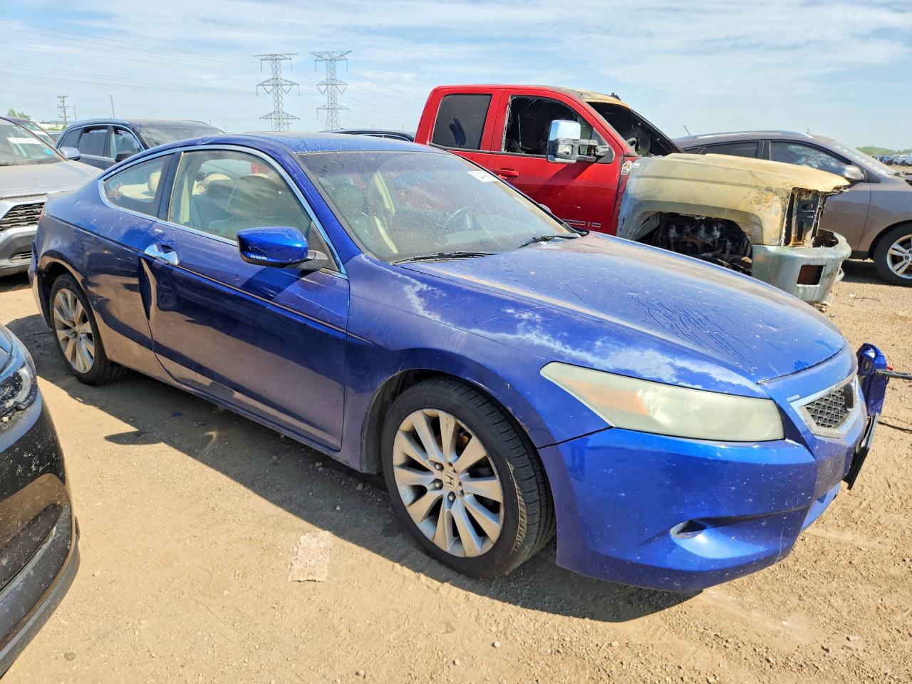 2009 Honda Accord Exl Blue vin: 1HGCS22849A006964