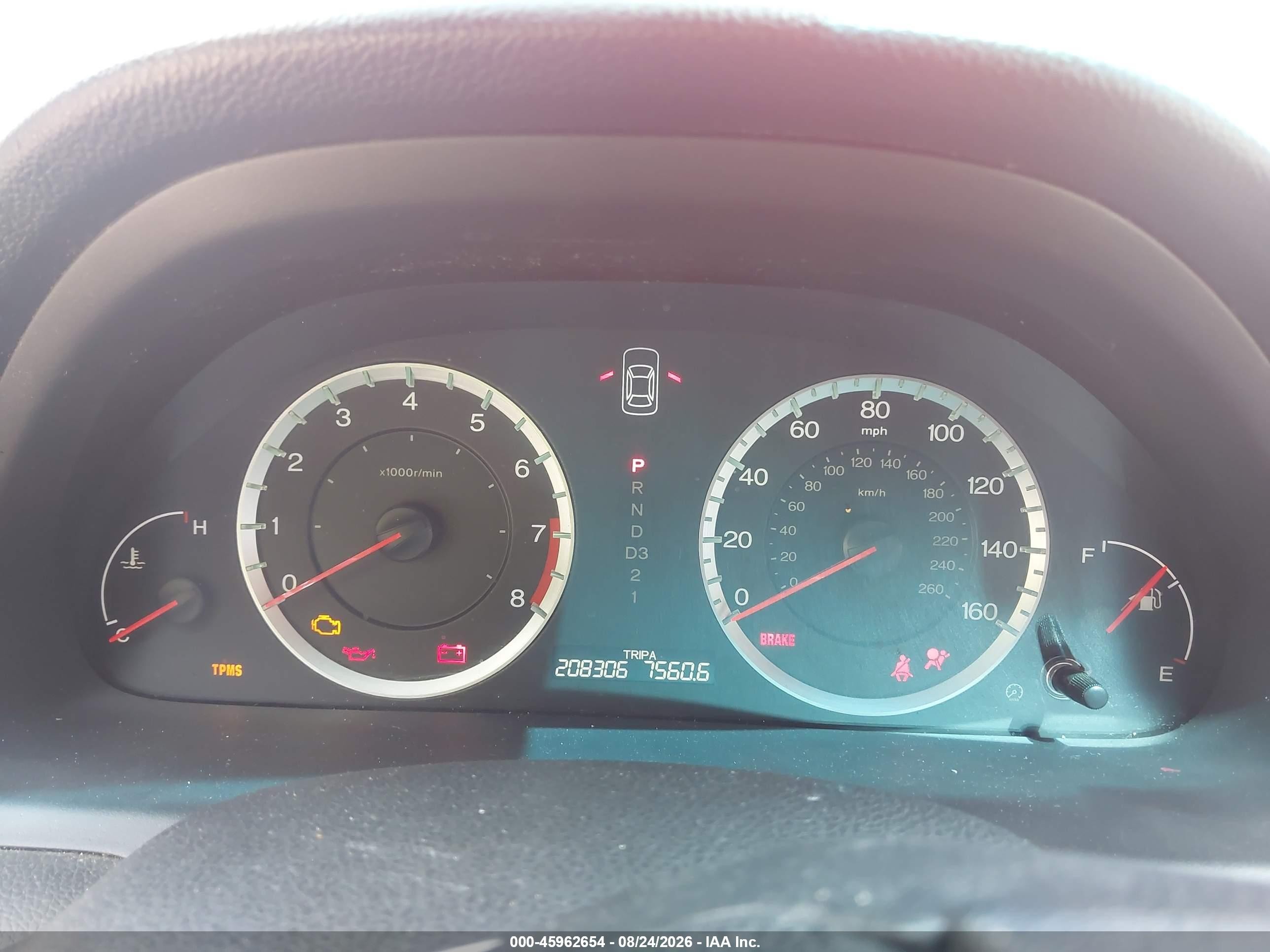 2009 Honda Accord 3.5 Ex-l Red vin: 1HGCS22849A012604