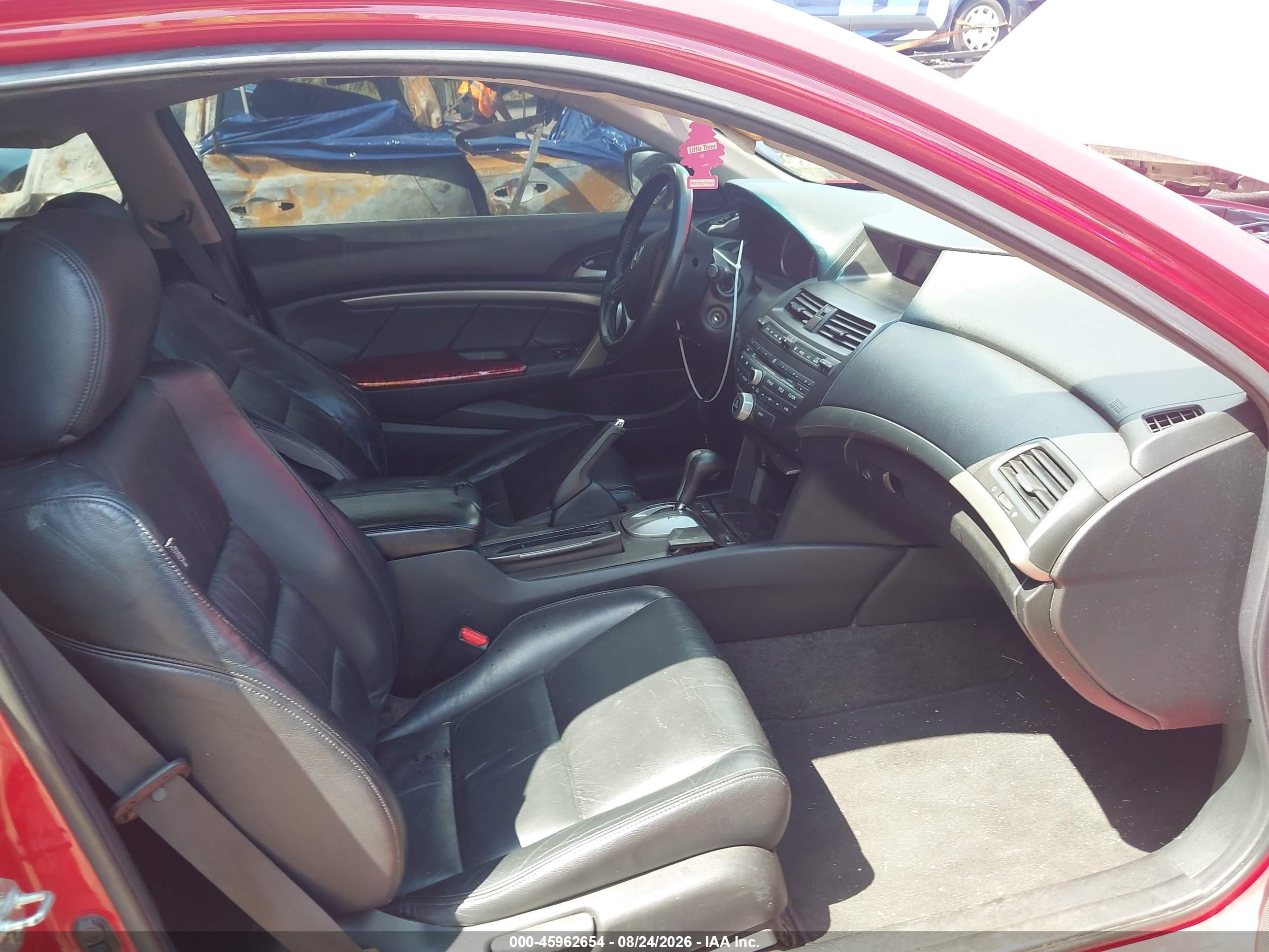 2009 Honda Accord 3.5 Ex-l Red vin: 1HGCS22849A012604