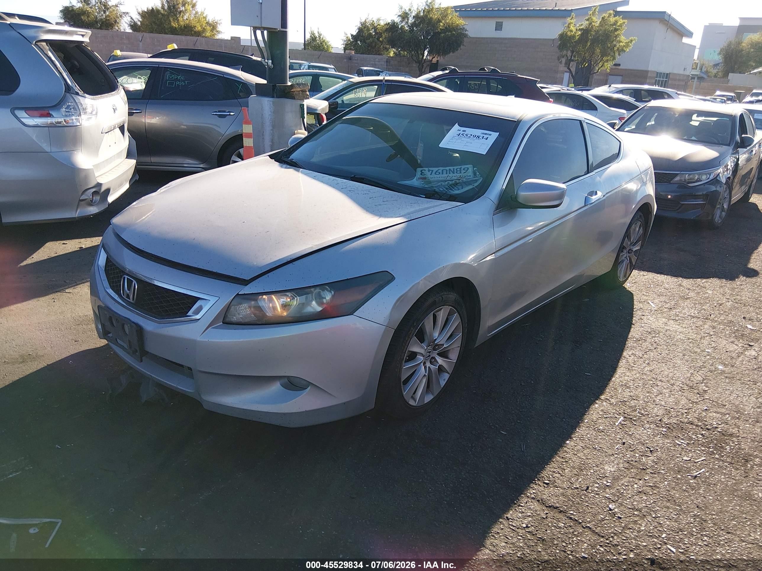 2008 Honda Accord 3.5 Ex-l Silver vin: 1HGCS22858A001531