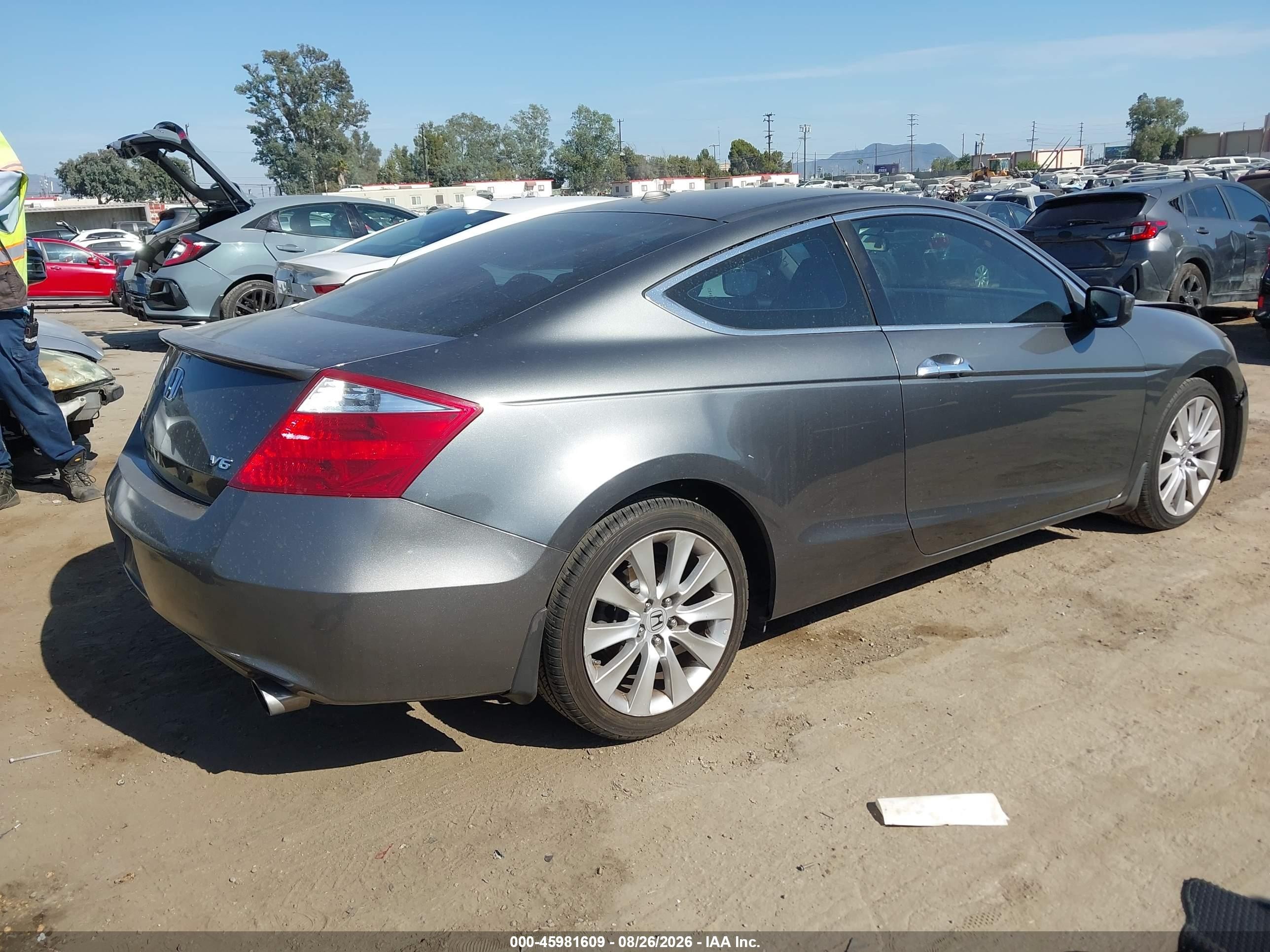 2008 Honda Accord 3.5 Ex-l Gray vin: 1HGCS22858A002016