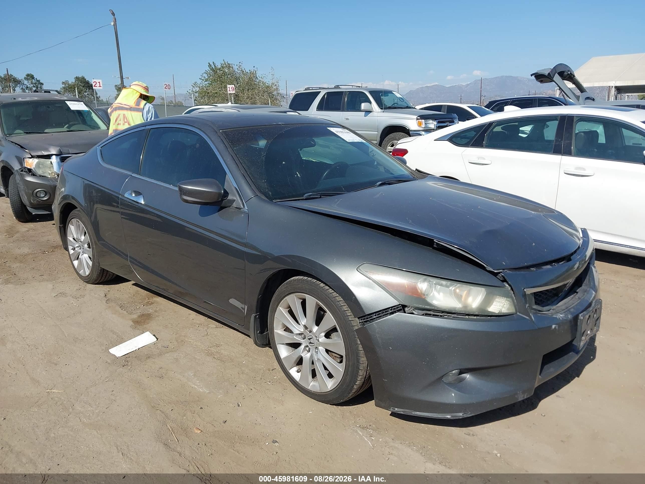 2008 Honda Accord 3.5 Ex-l Gray vin: 1HGCS22858A002016