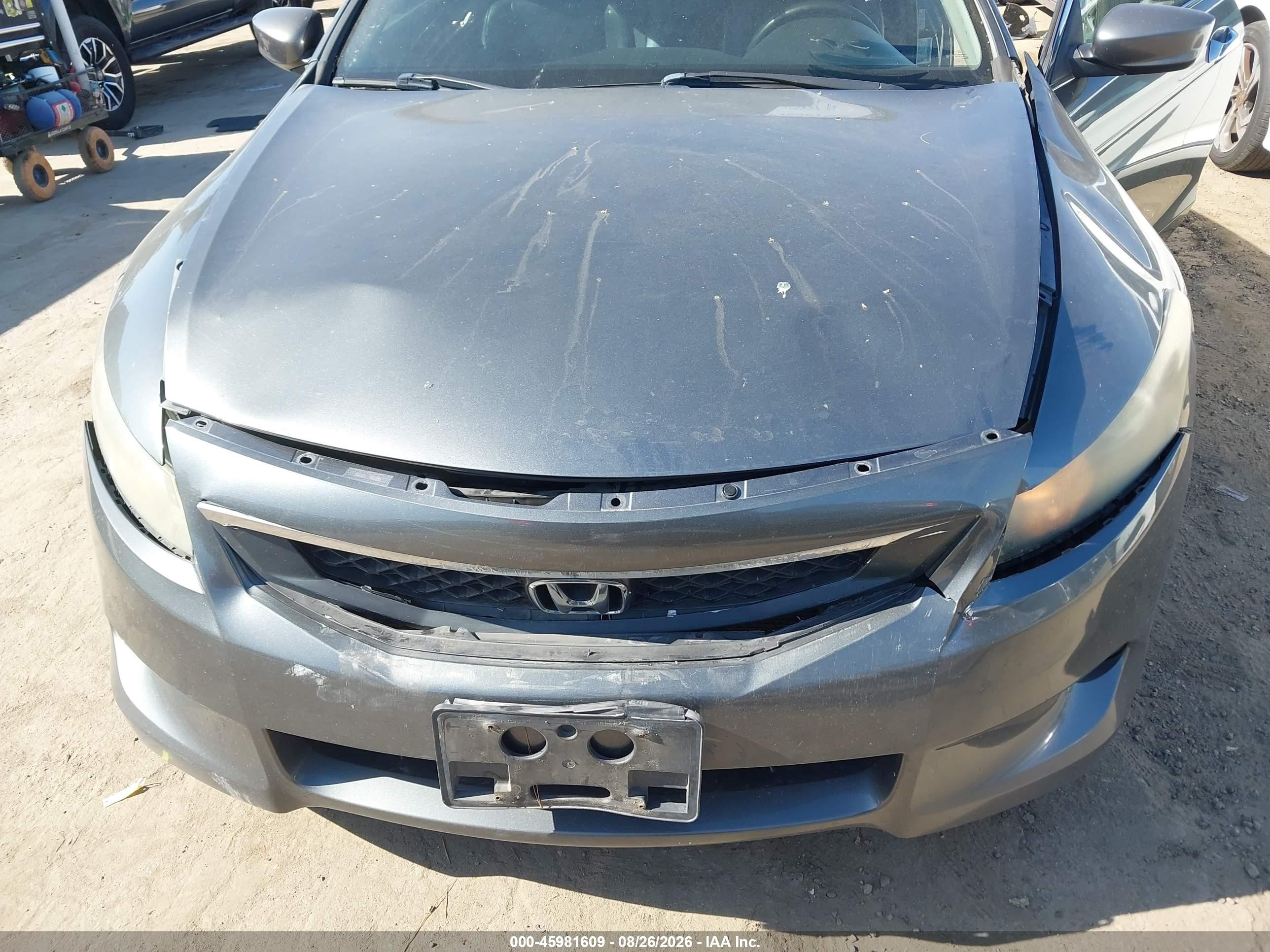 2008 Honda Accord 3.5 Ex-l Gray vin: 1HGCS22858A002016
