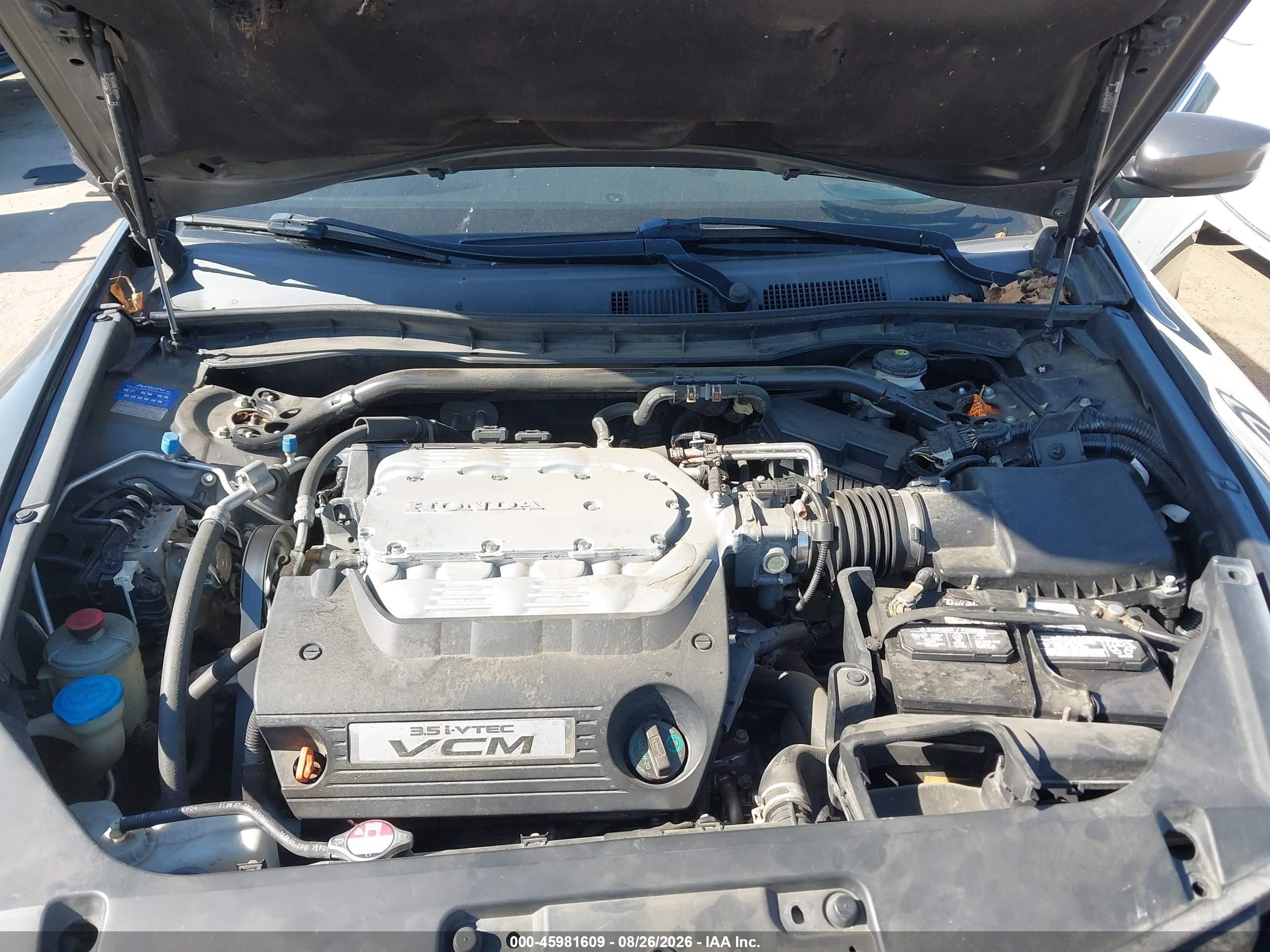 2008 Honda Accord 3.5 Ex-l Gray vin: 1HGCS22858A002016