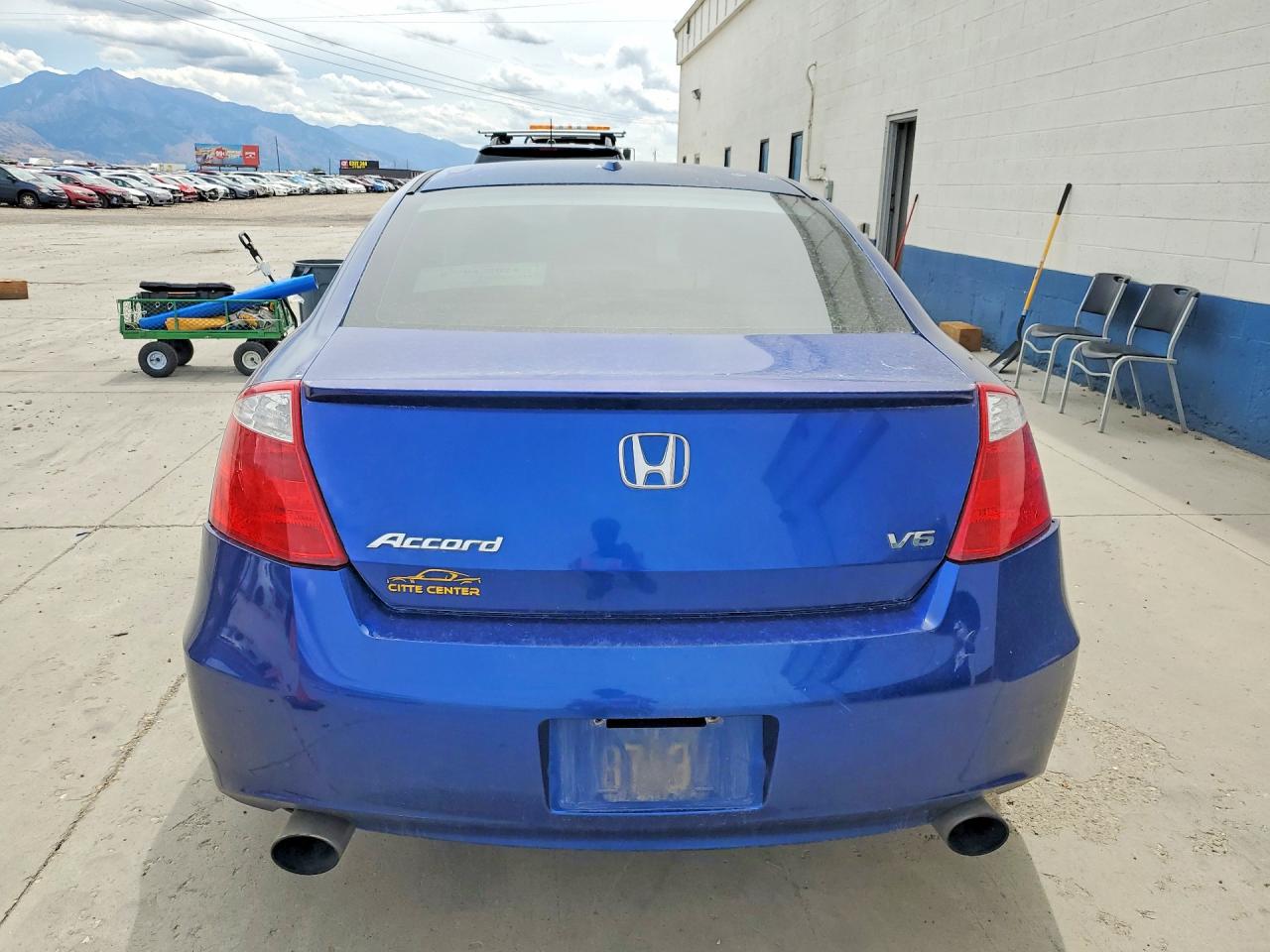 2009 Honda Accord Exl Blue vin: 1HGCS22859A003815