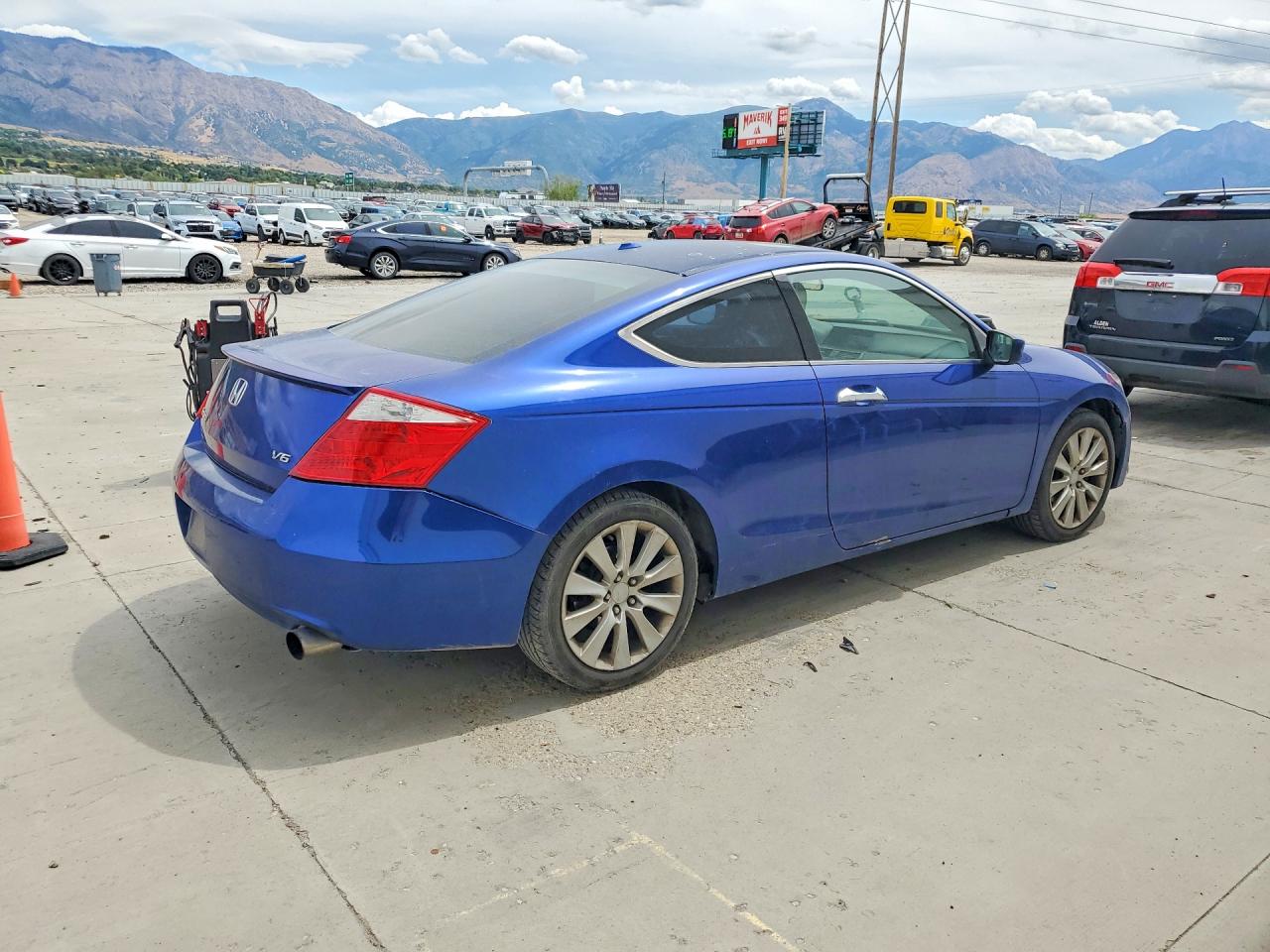 2009 Honda Accord Exl Blue vin: 1HGCS22859A003815