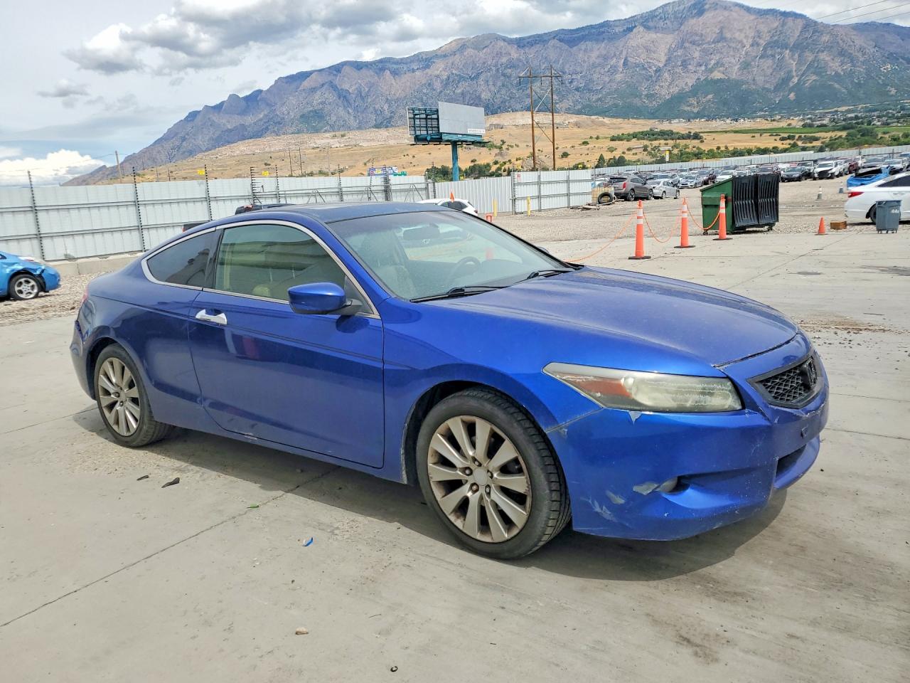 2009 Honda Accord Exl Blue vin: 1HGCS22859A003815