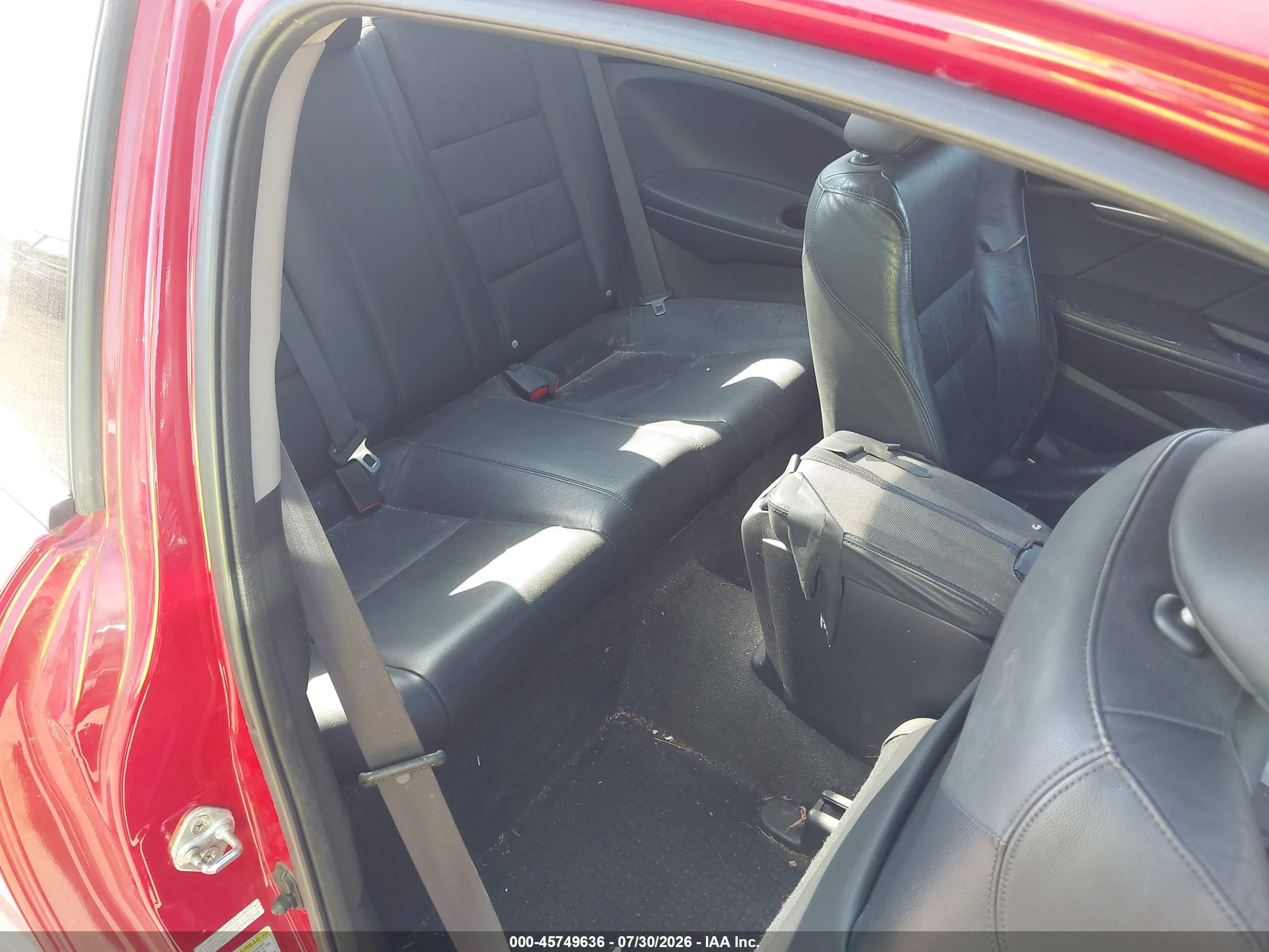 2009 Honda Accord 3.5 Ex-l Red vin: 1HGCS22859A011736