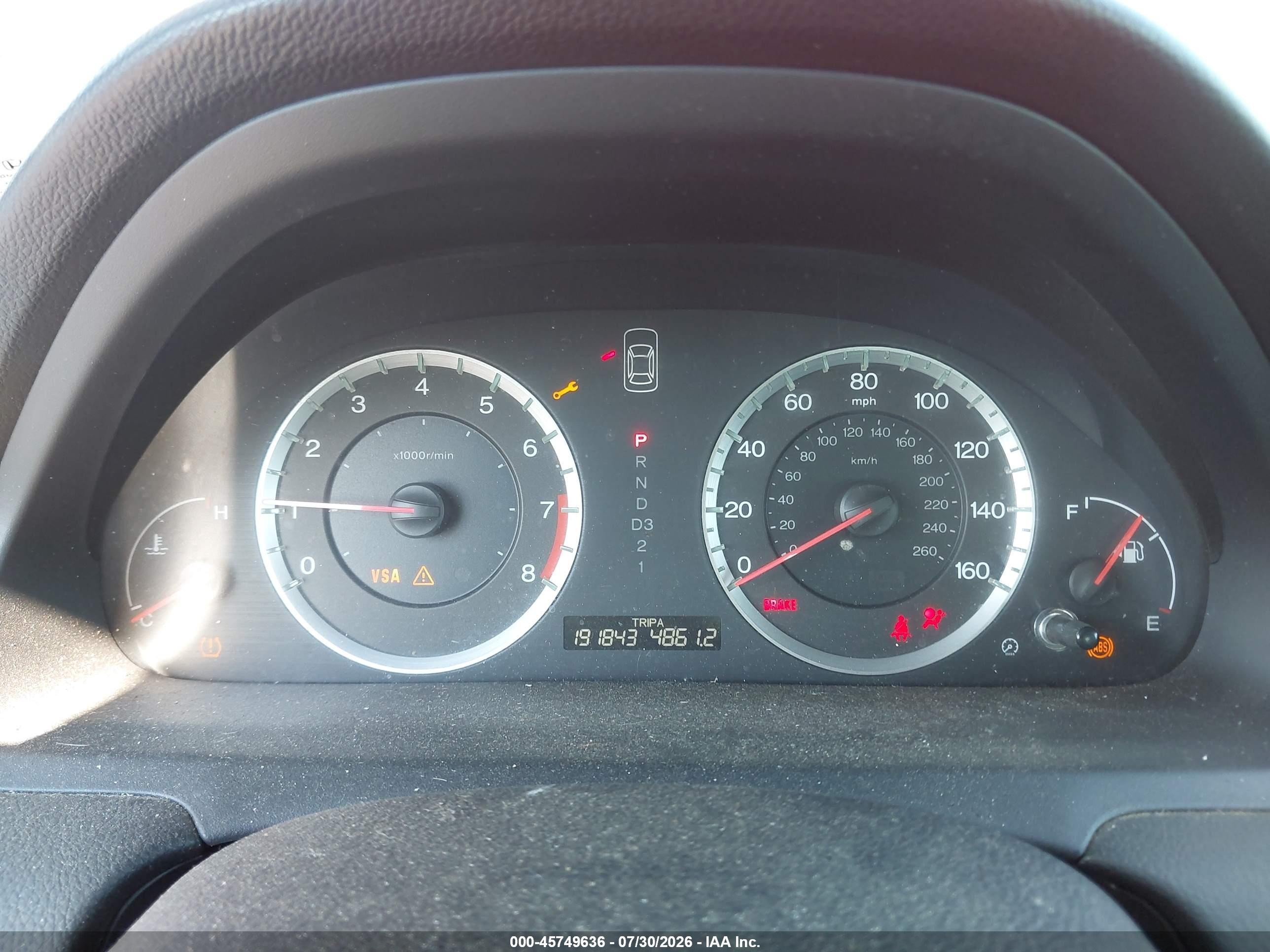 2009 Honda Accord 3.5 Ex-l Red vin: 1HGCS22859A011736