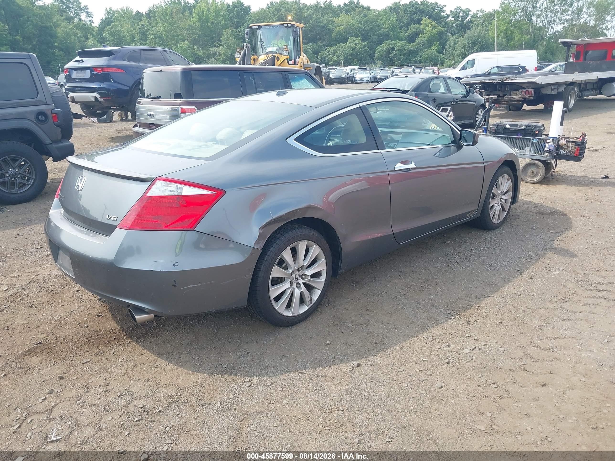 2009 Honda Accord 3.5 Ex-l Gray vin: 1HGCS22859A012014