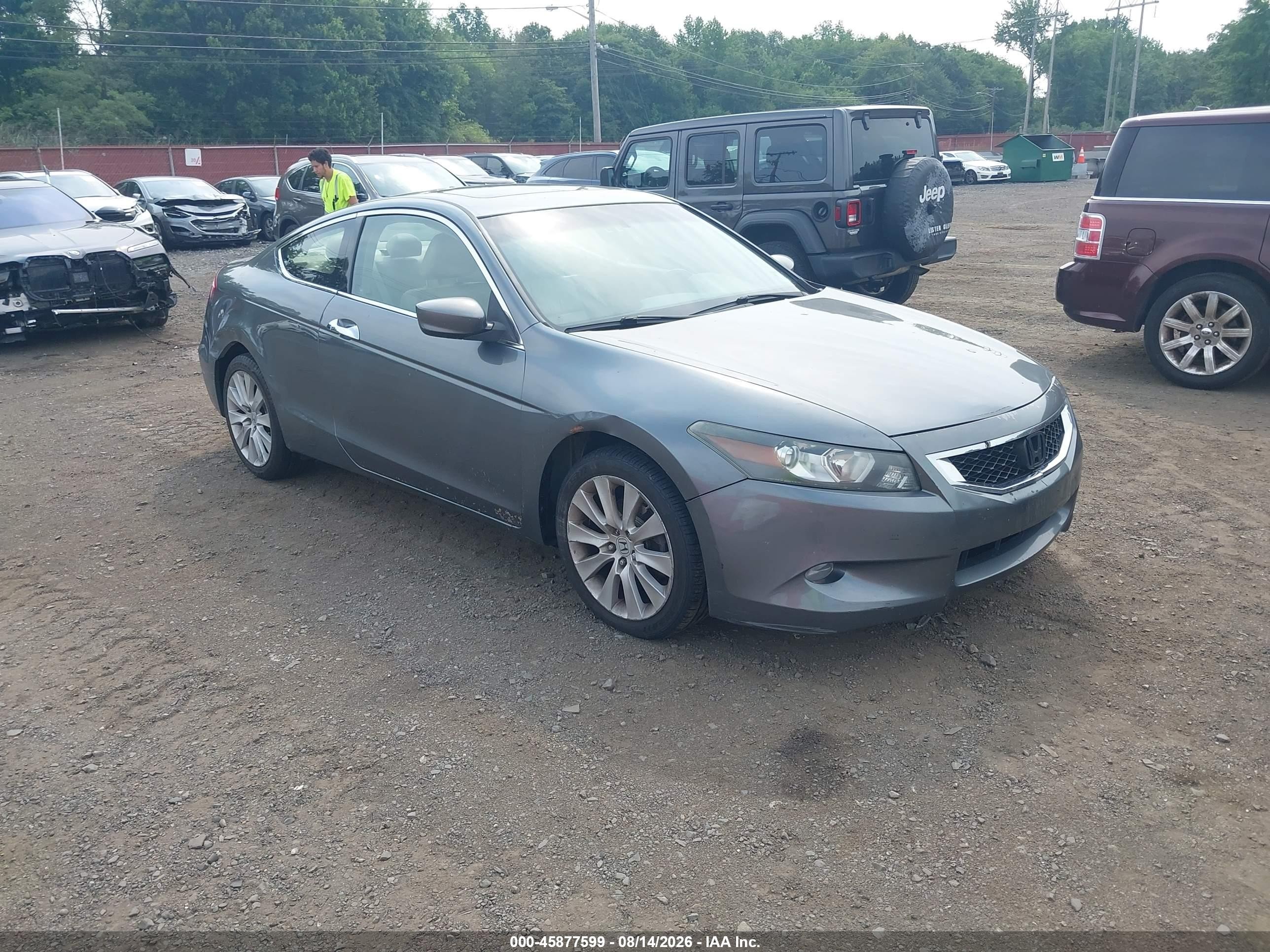 2009 Honda Accord 3.5 Ex-l Gray vin: 1HGCS22859A012014