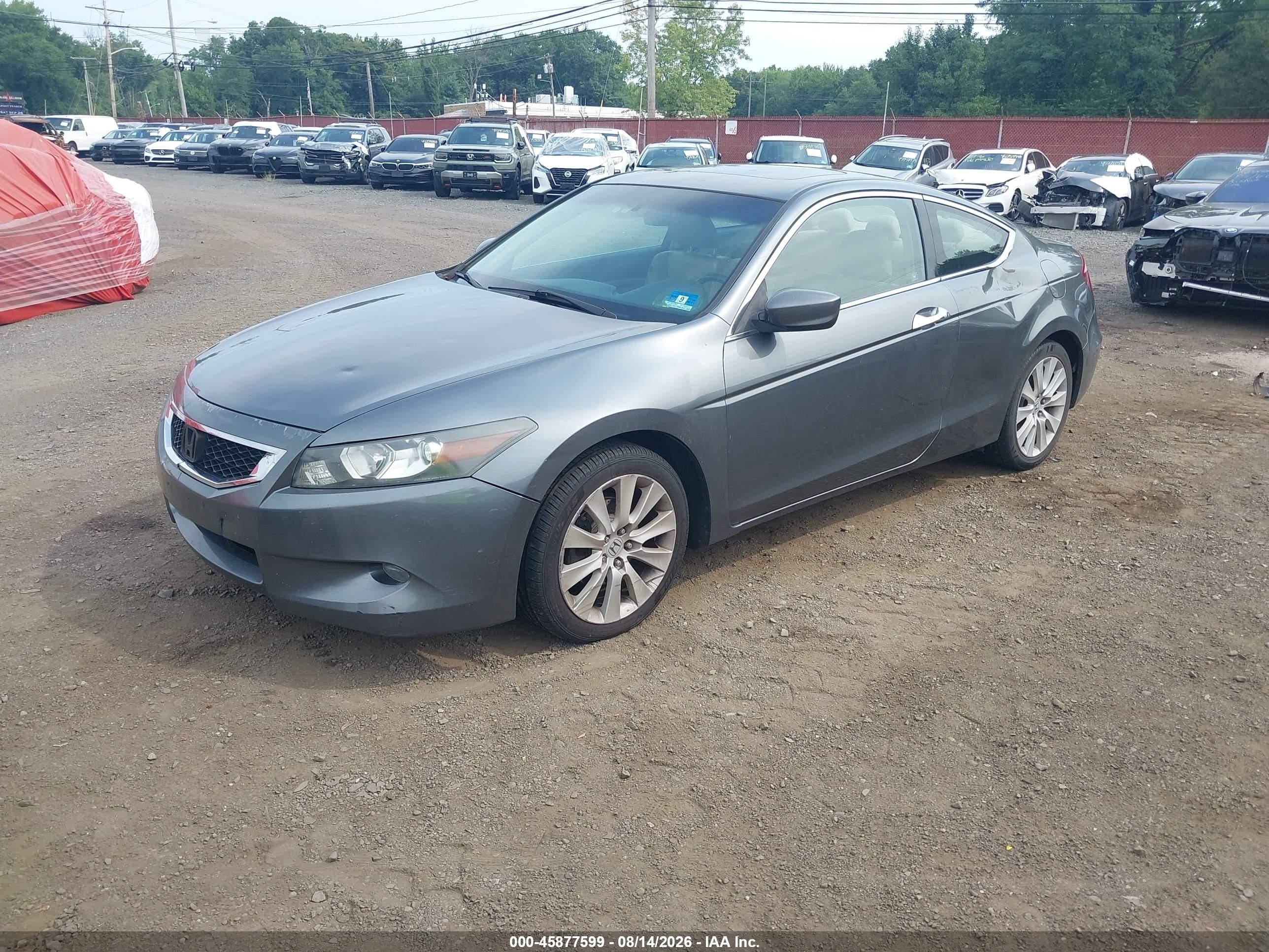 2009 Honda Accord 3.5 Ex-l Gray vin: 1HGCS22859A012014