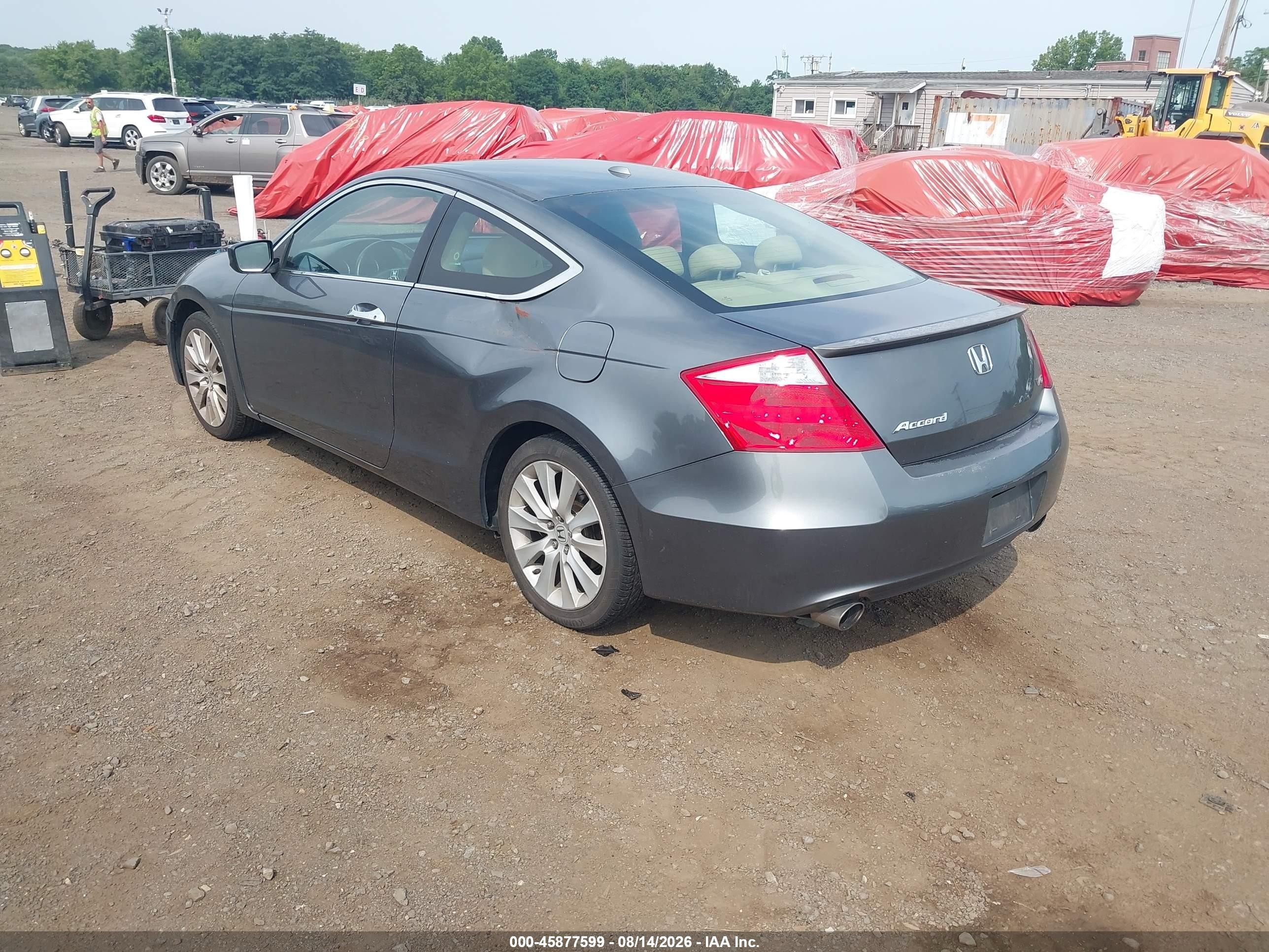 2009 Honda Accord 3.5 Ex-l Gray vin: 1HGCS22859A012014