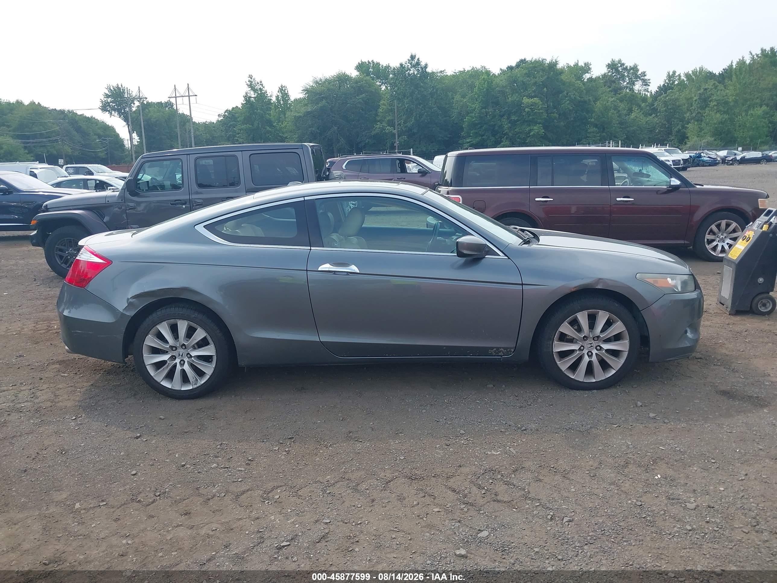 2009 Honda Accord 3.5 Ex-l Gray vin: 1HGCS22859A012014