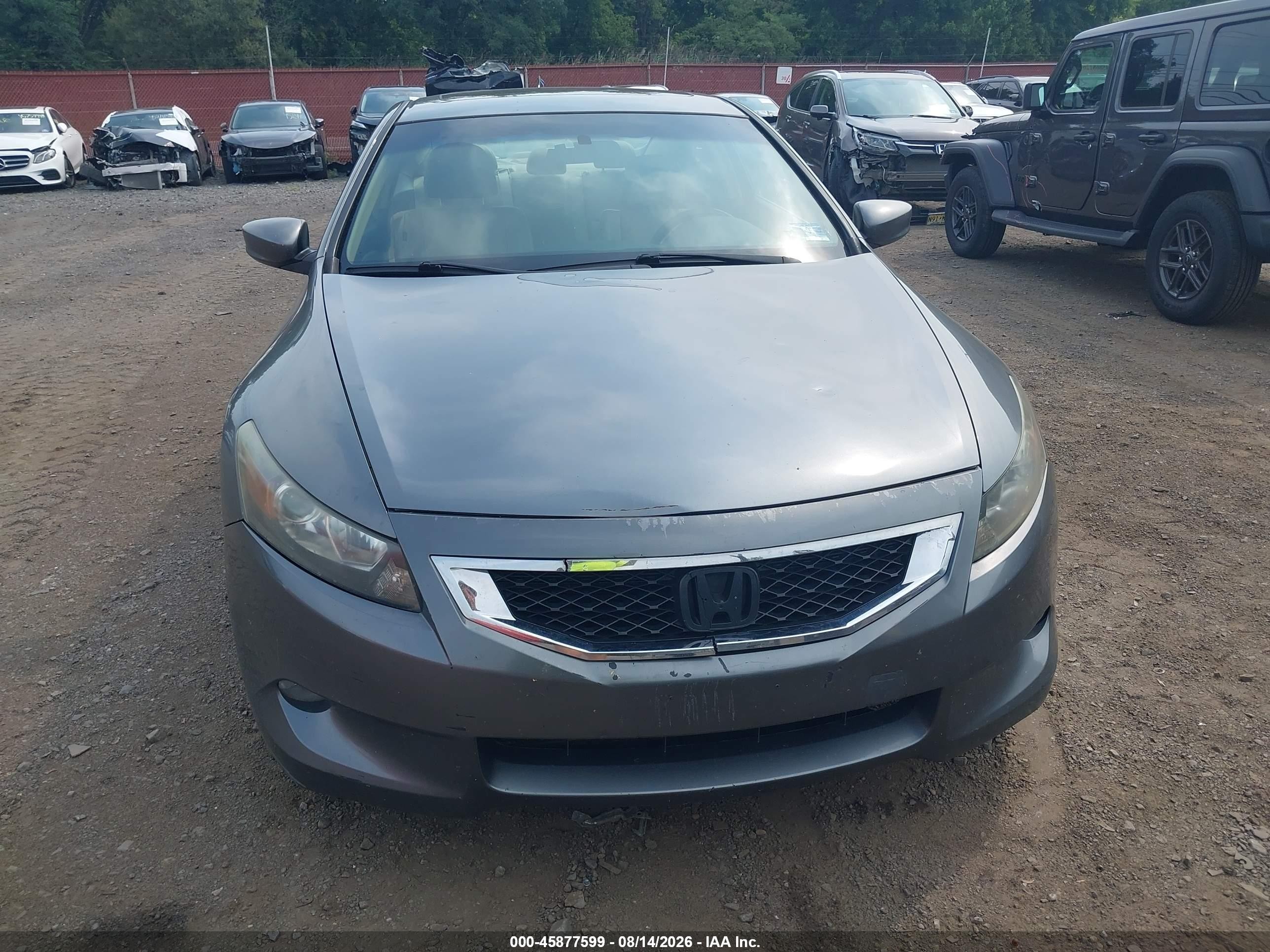 2009 Honda Accord 3.5 Ex-l Gray vin: 1HGCS22859A012014