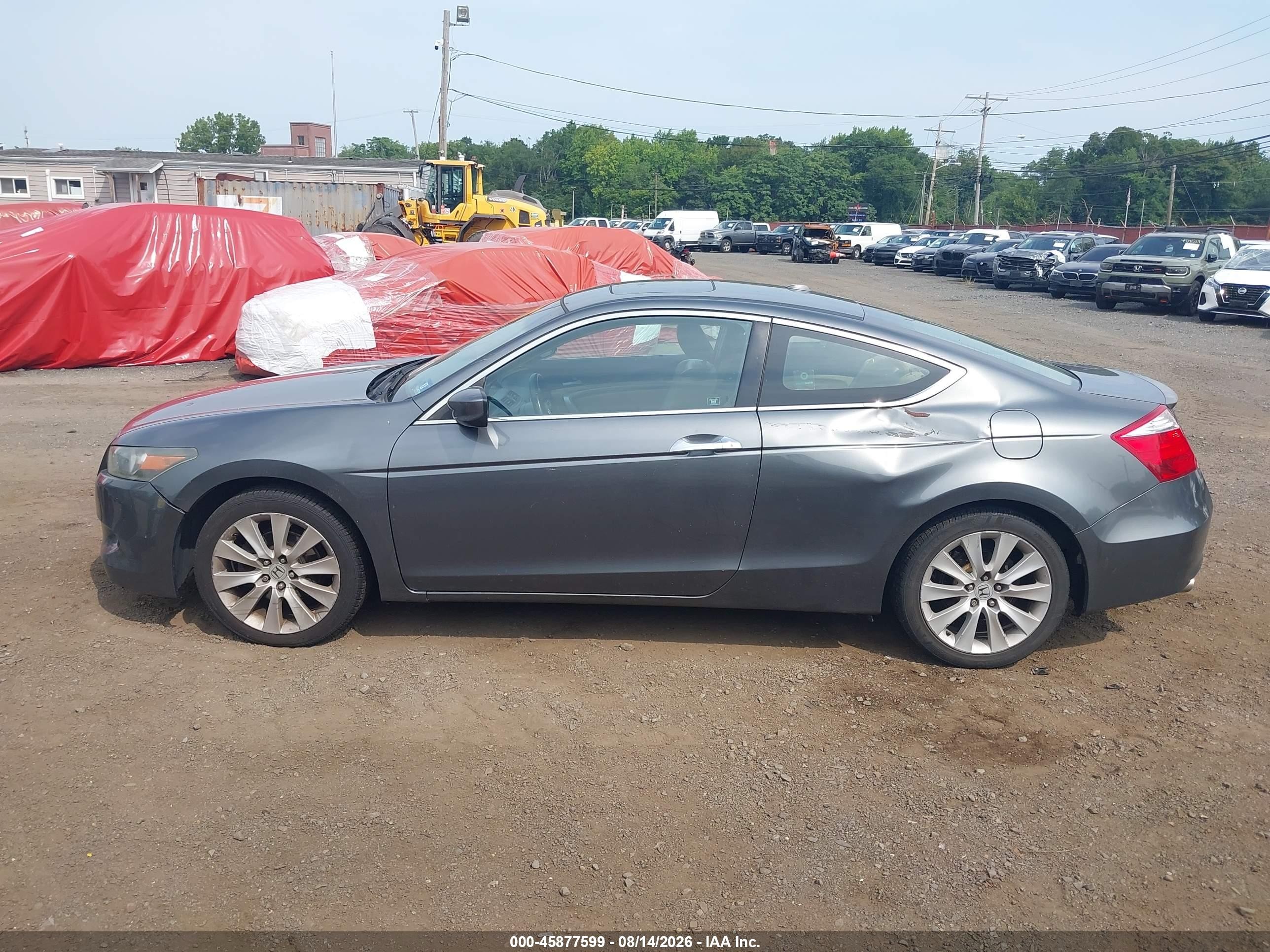 2009 Honda Accord 3.5 Ex-l Gray vin: 1HGCS22859A012014