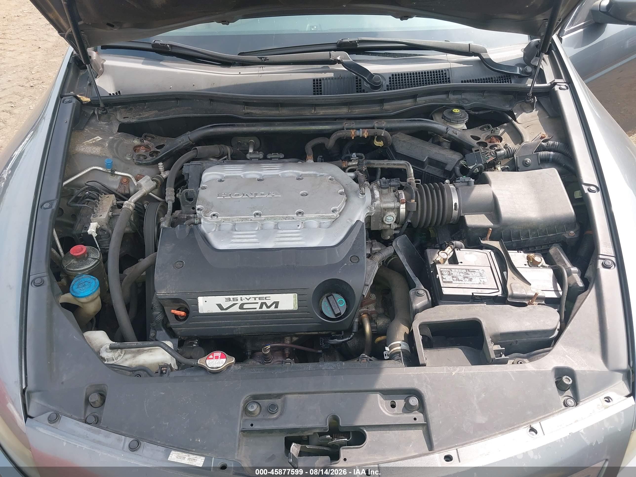 2009 Honda Accord 3.5 Ex-l Gray vin: 1HGCS22859A012014