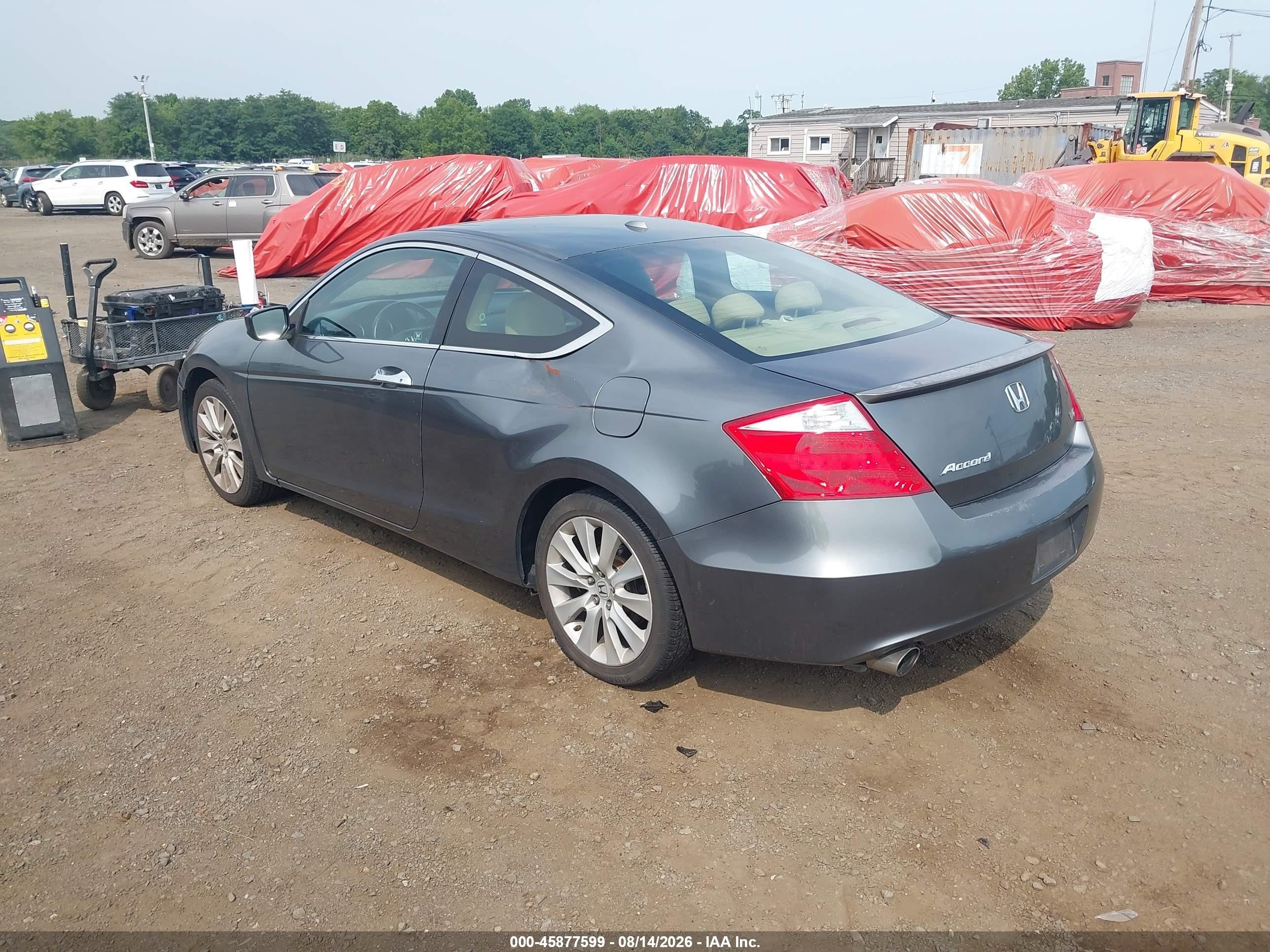 2009 Honda Accord 3.5 Ex-l Gray vin: 1HGCS22859A012014