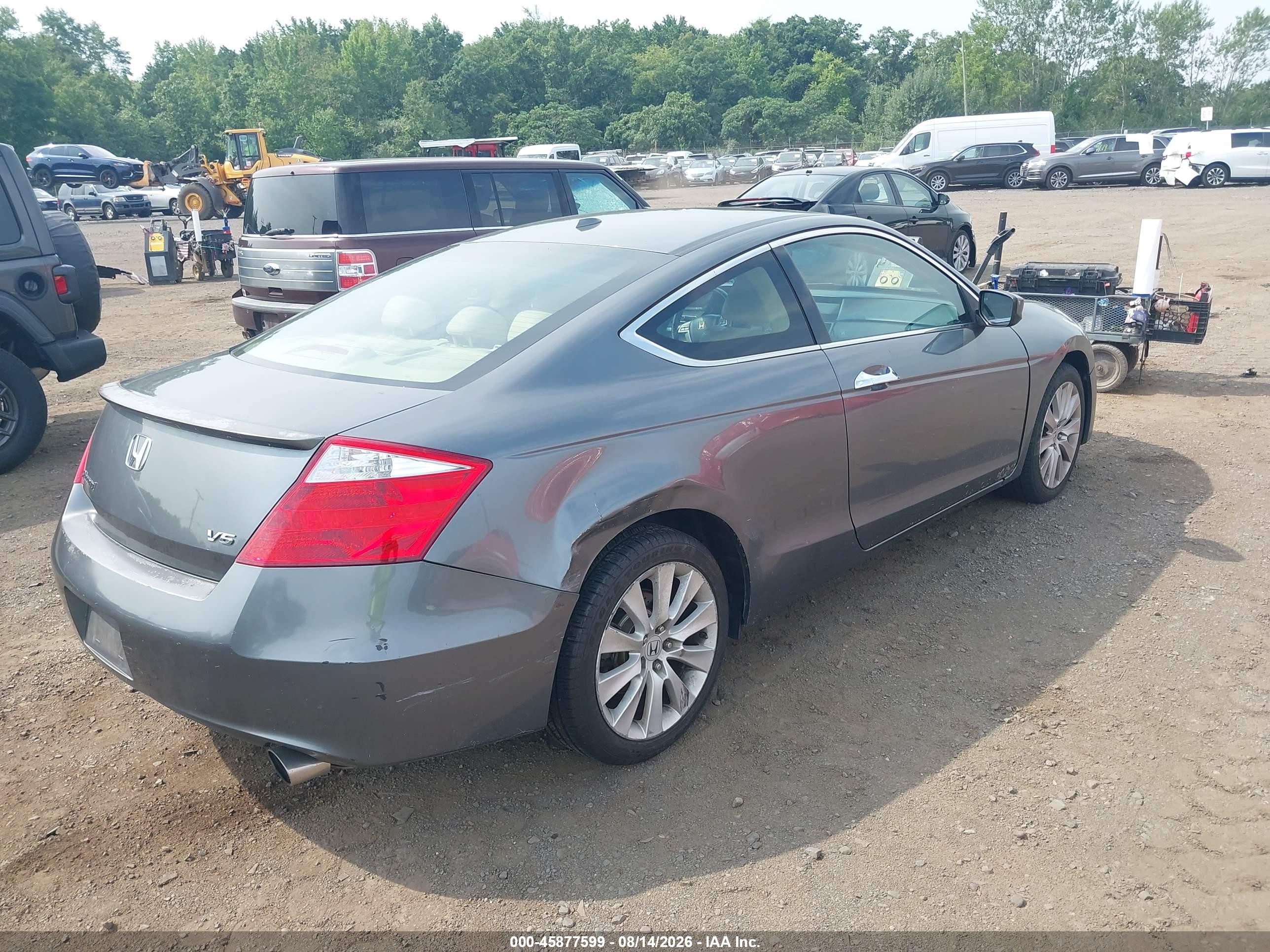 2009 Honda Accord 3.5 Ex-l Gray vin: 1HGCS22859A012014