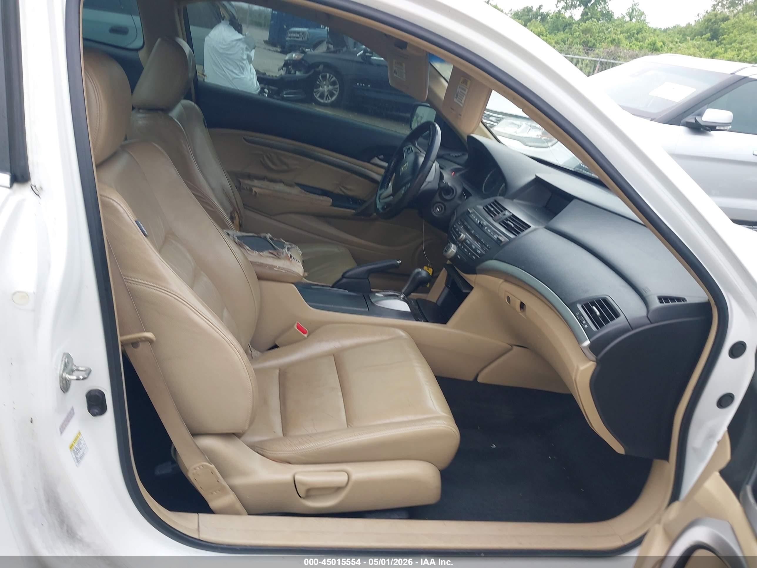 2008 Honda Accord 3.5 Ex-l White vin: 1HGCS22868A004714