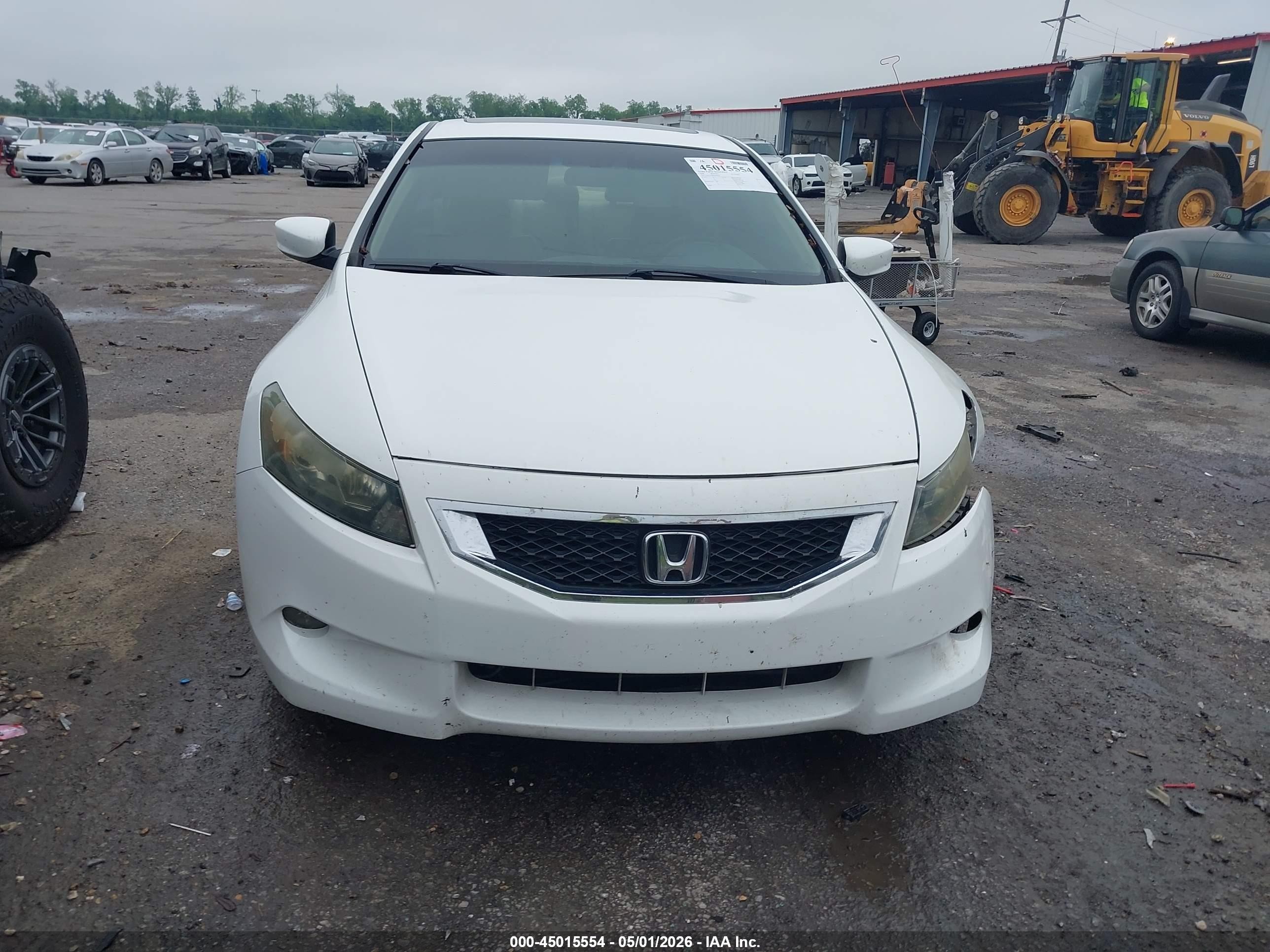 2008 Honda Accord 3.5 Ex-l White vin: 1HGCS22868A004714