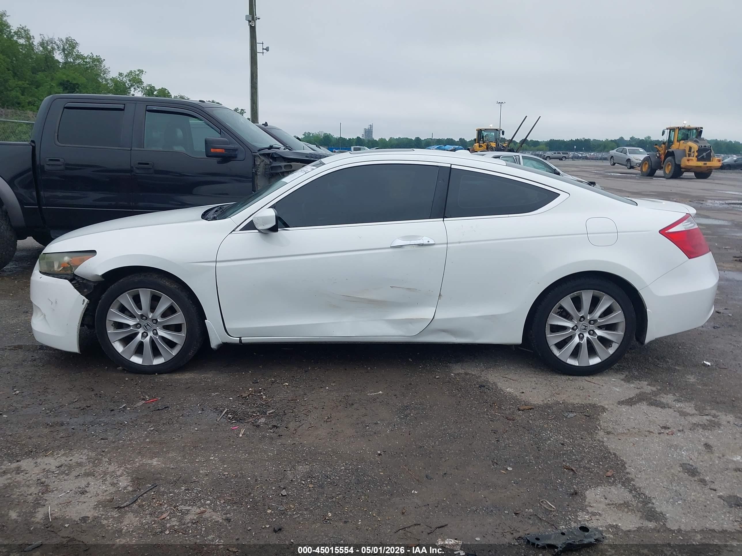 2008 Honda Accord 3.5 Ex-l White vin: 1HGCS22868A004714