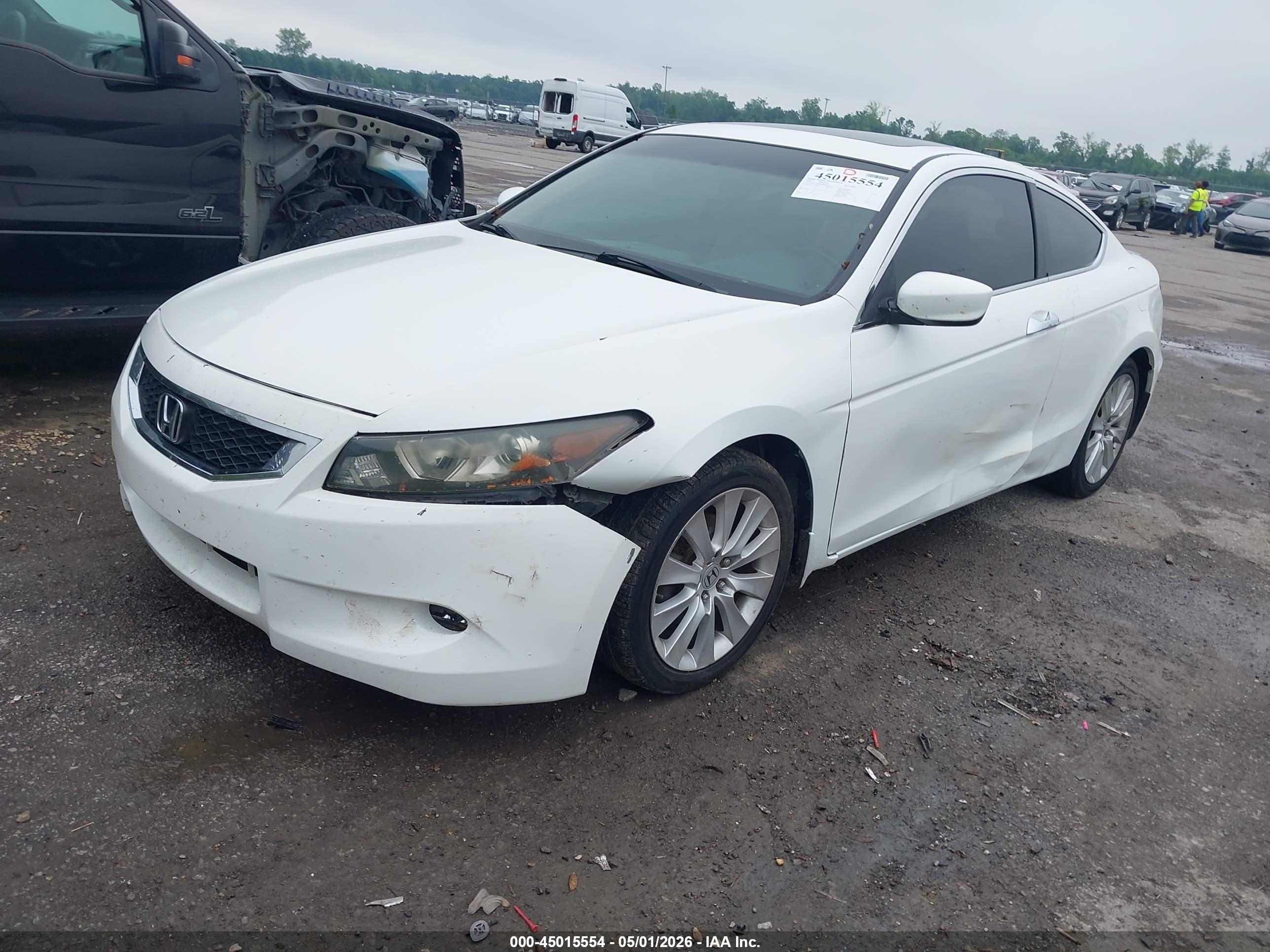 2008 Honda Accord 3.5 Ex-l White vin: 1HGCS22868A004714